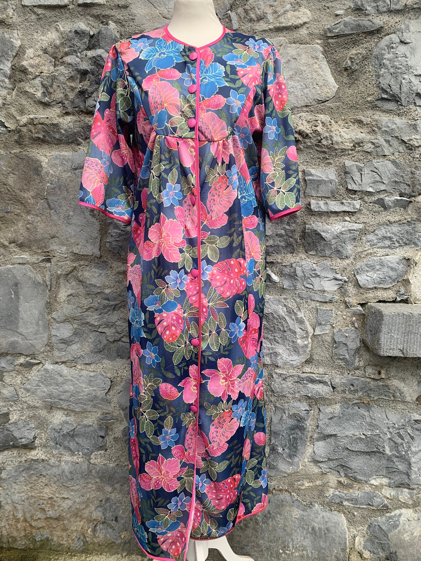 Floral house coat uk 10-12