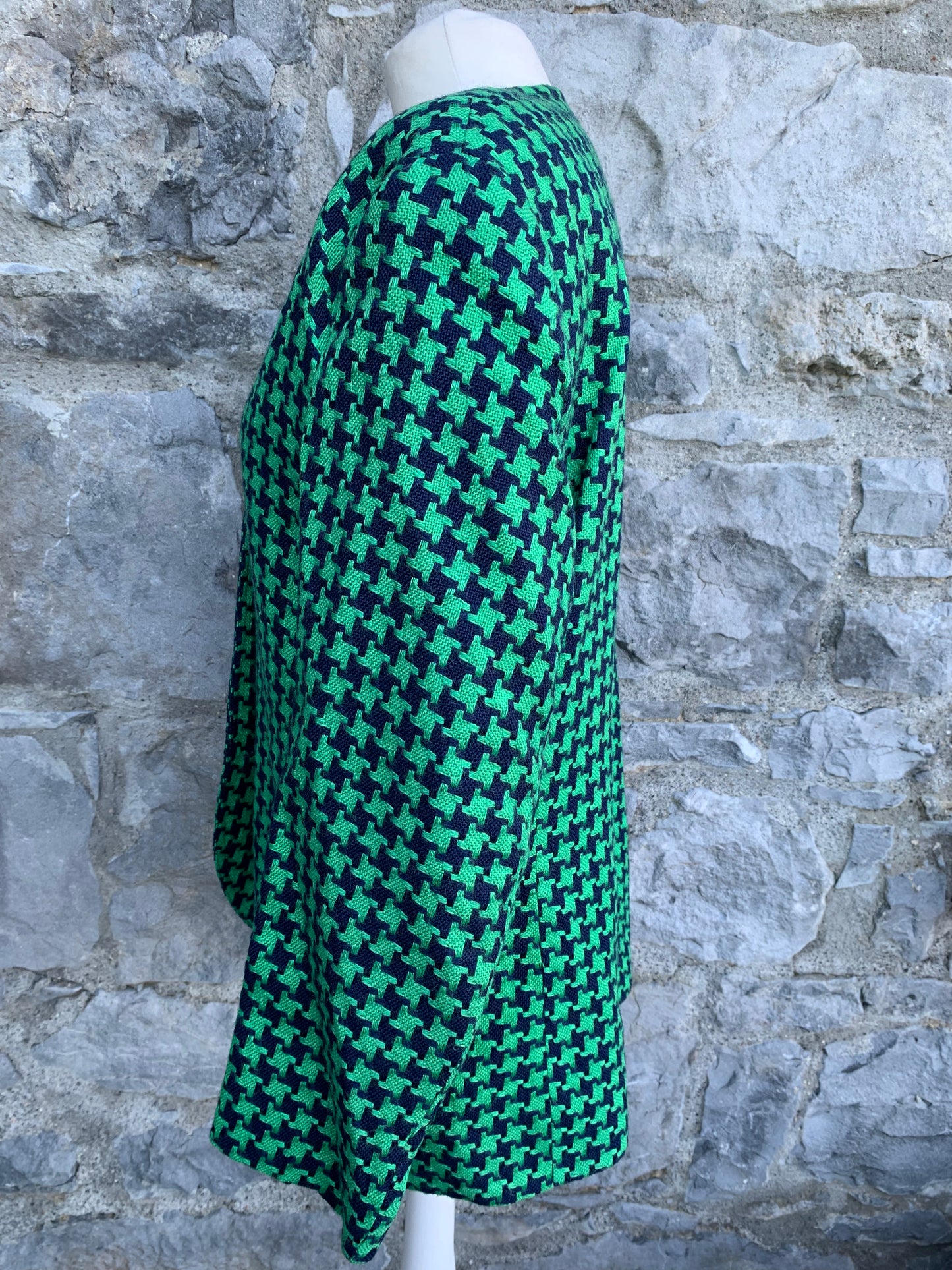 Houndstooth green jacket uk 14