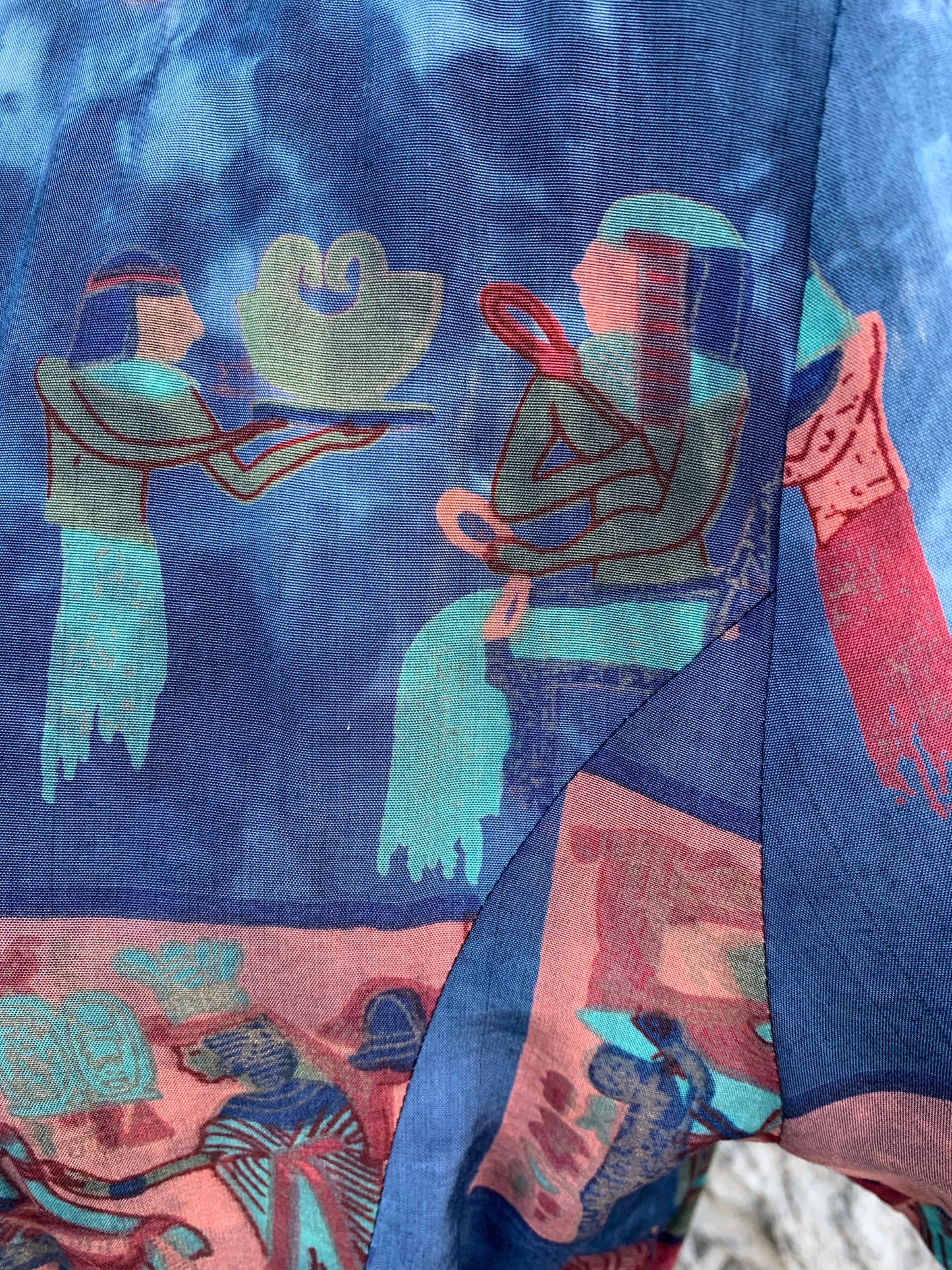 Migisan Ancient Egypt print dress uk 12