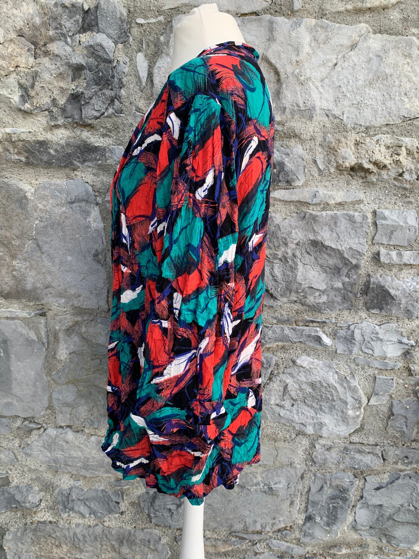 80s wrinkled leaves blazer uk 12-14