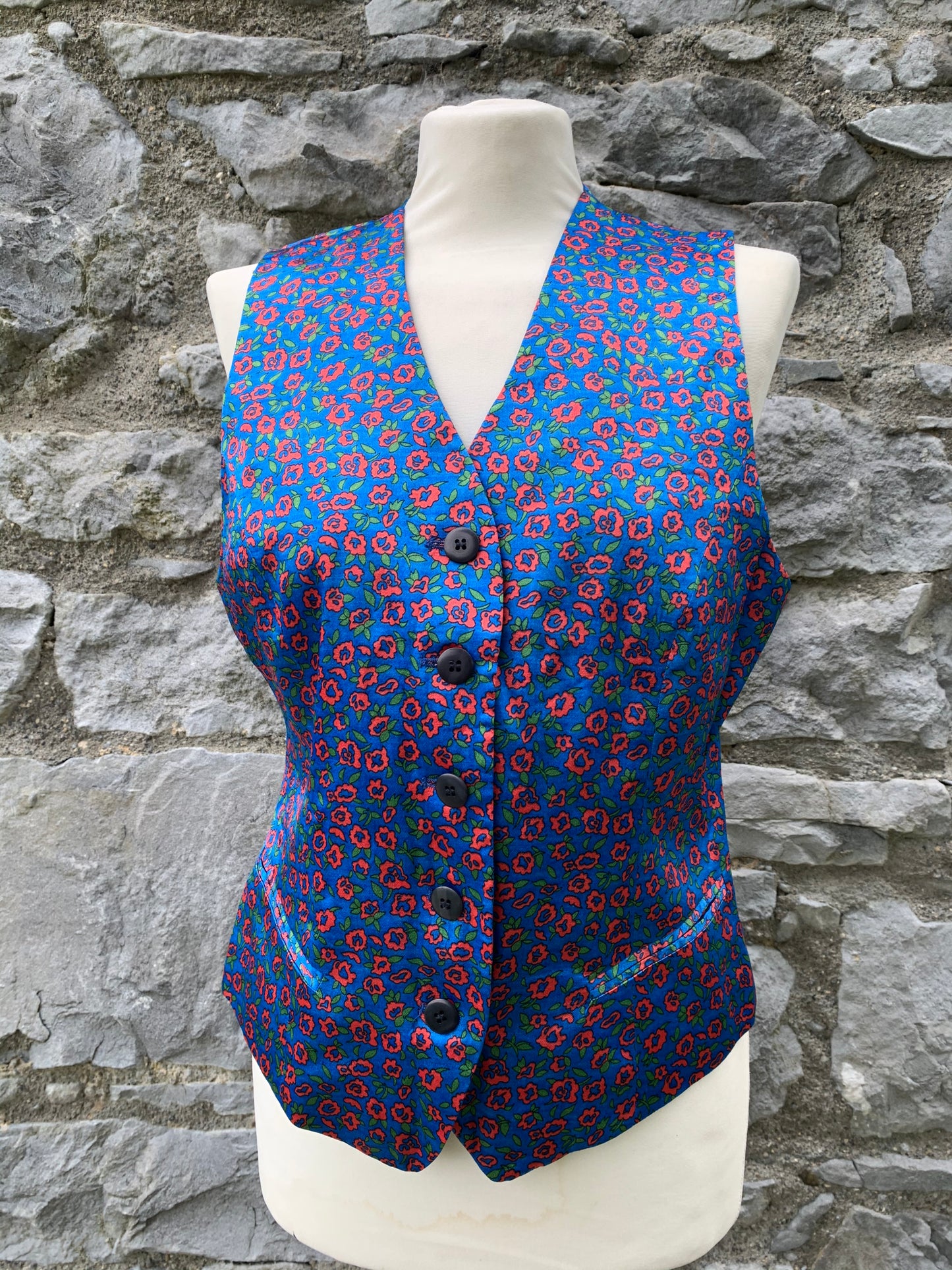 Poppies waistcoat uk 10-12