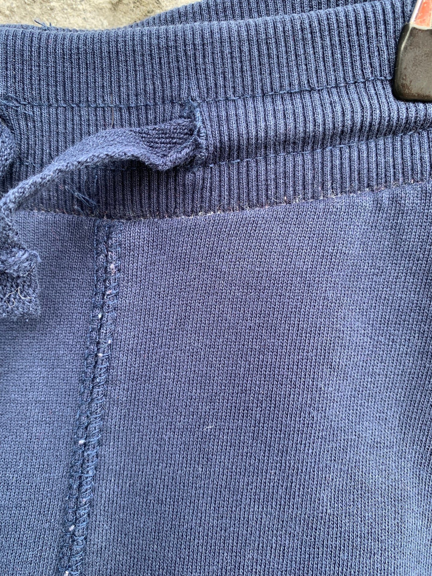 Navy tracksuit bottoms 9-12m (74-80cm)