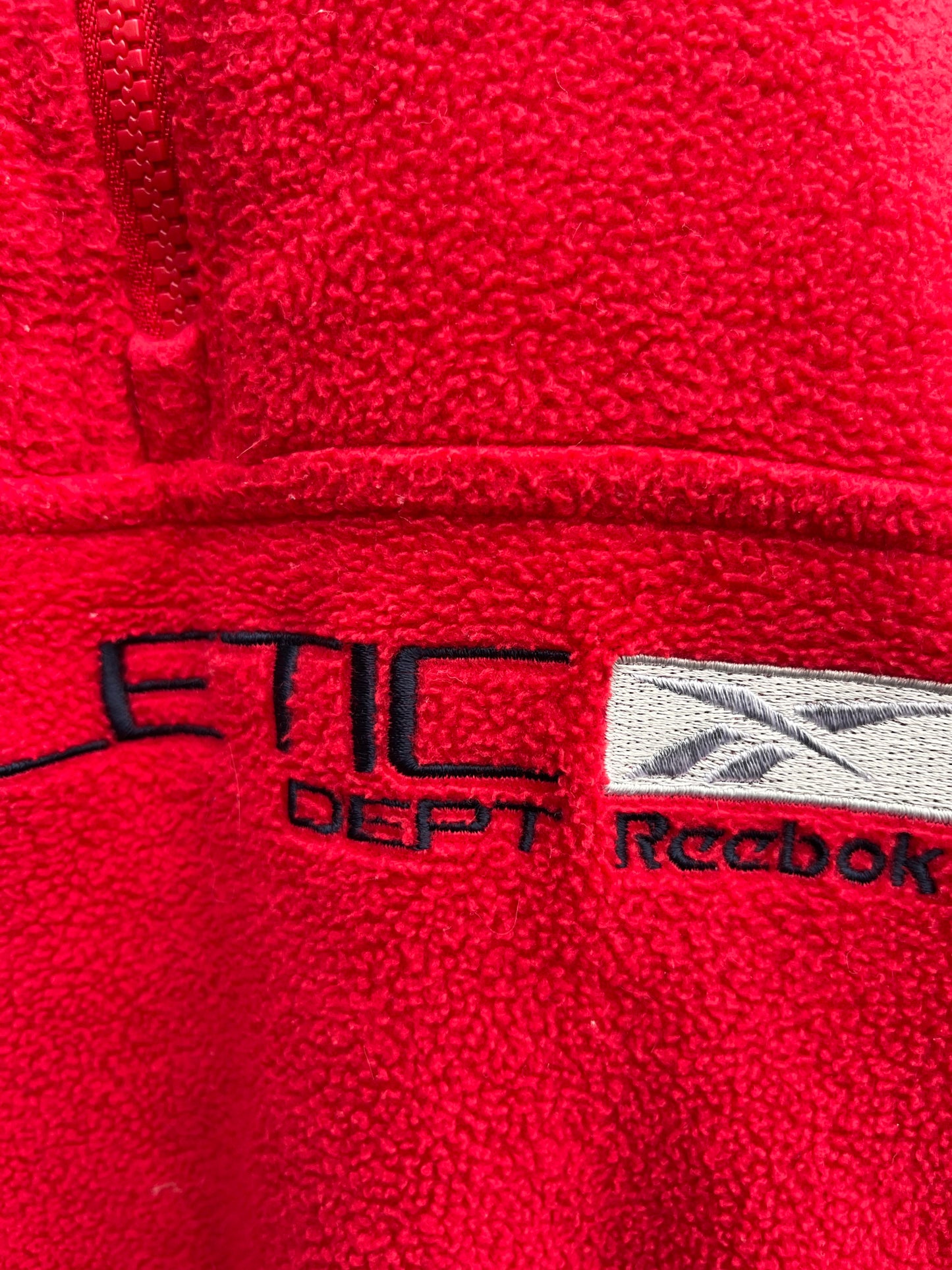 80s red fleece S