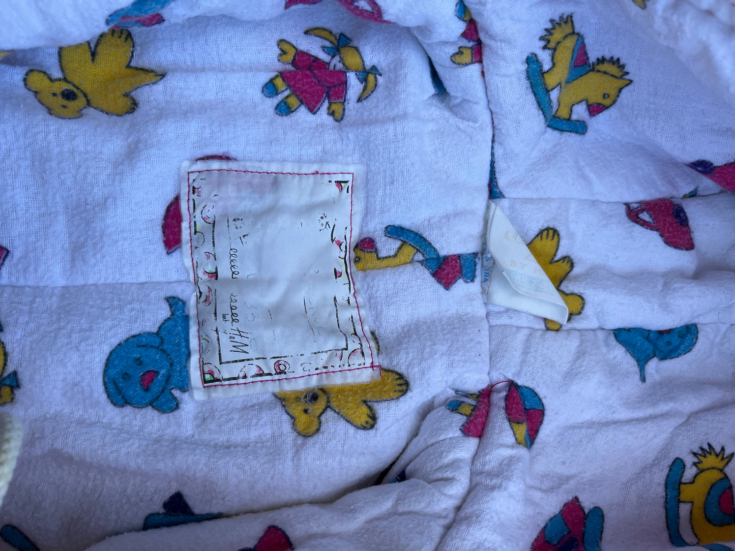 80s colourful snowsuit 9m (74cm)