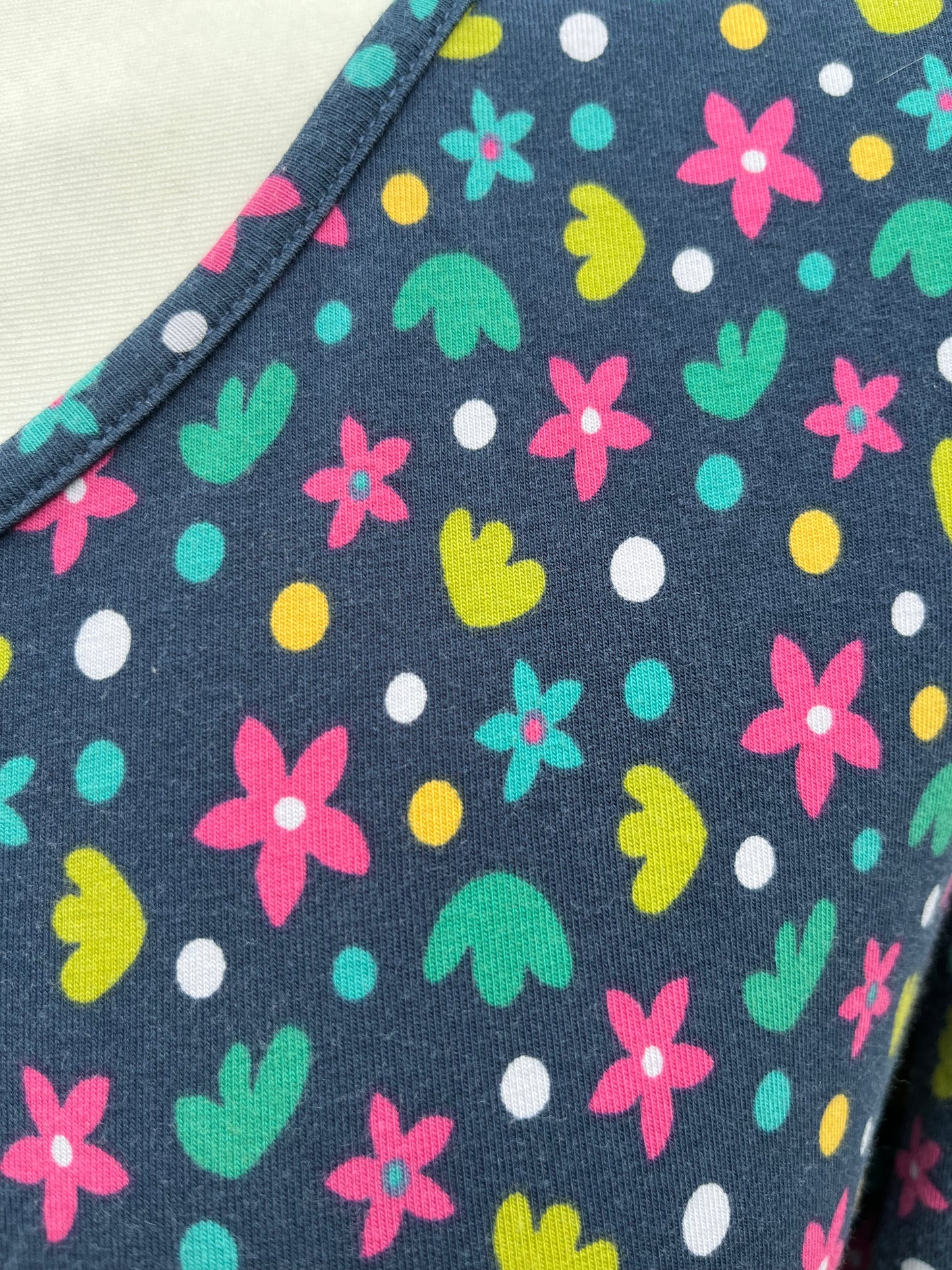 Floral navy skater dress uk 10