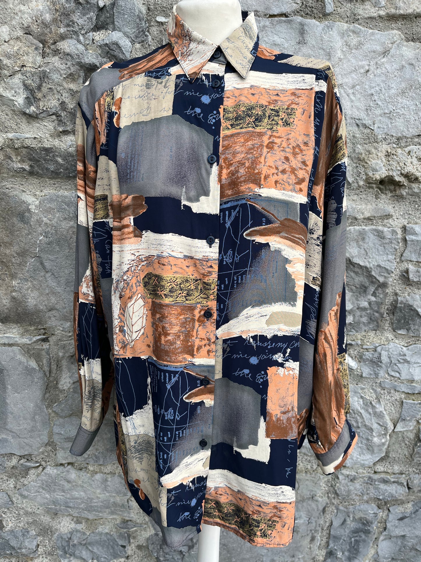 Patchwork shirt M