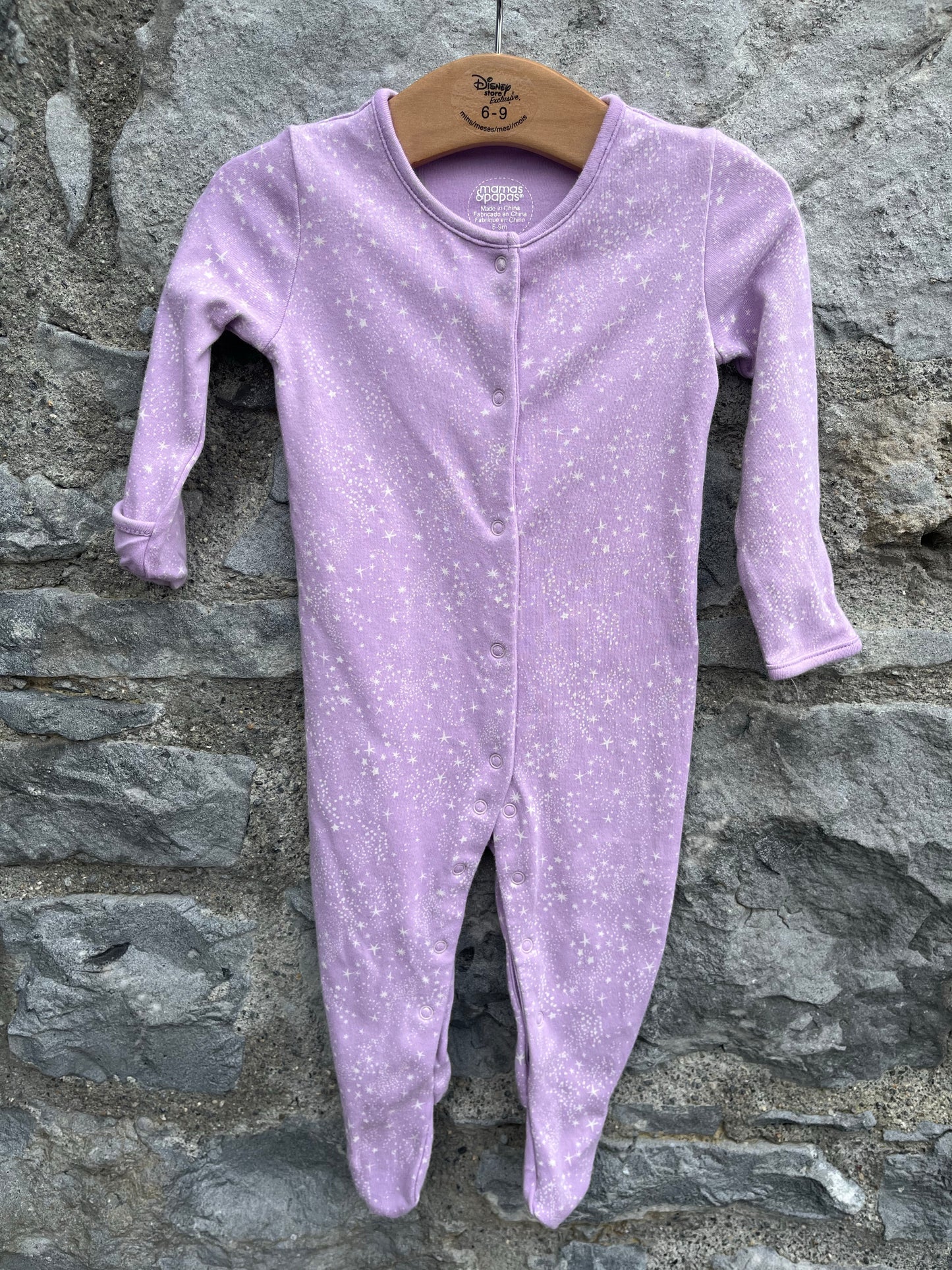 Pink stars onesie 6-9m (68-74cm)