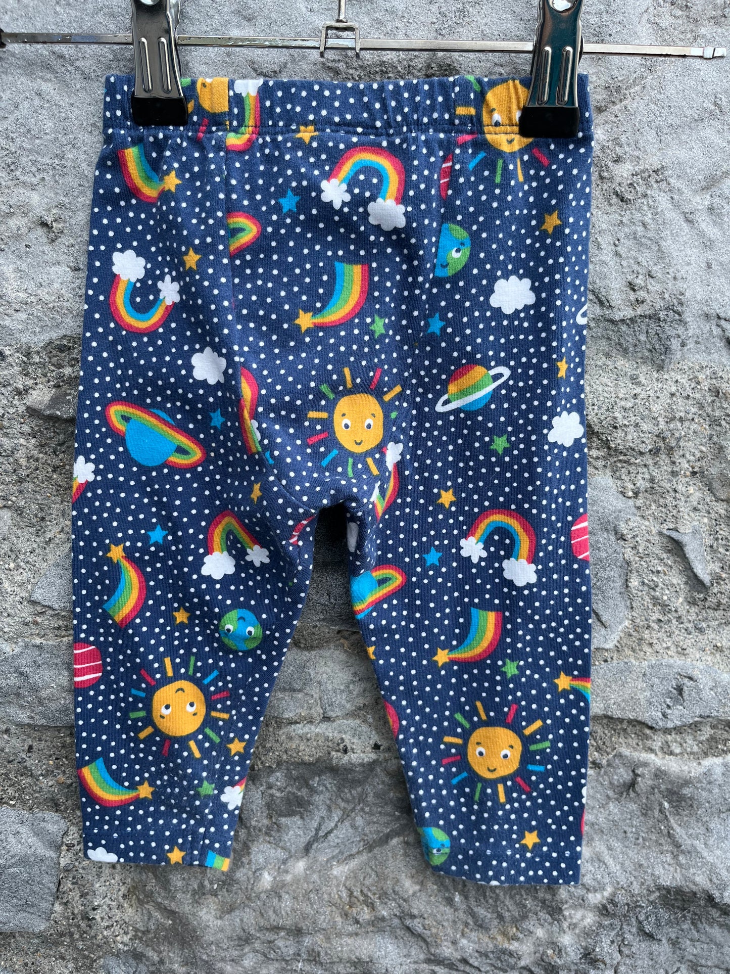 Rainbow leggings 6-9m (68-74cm)