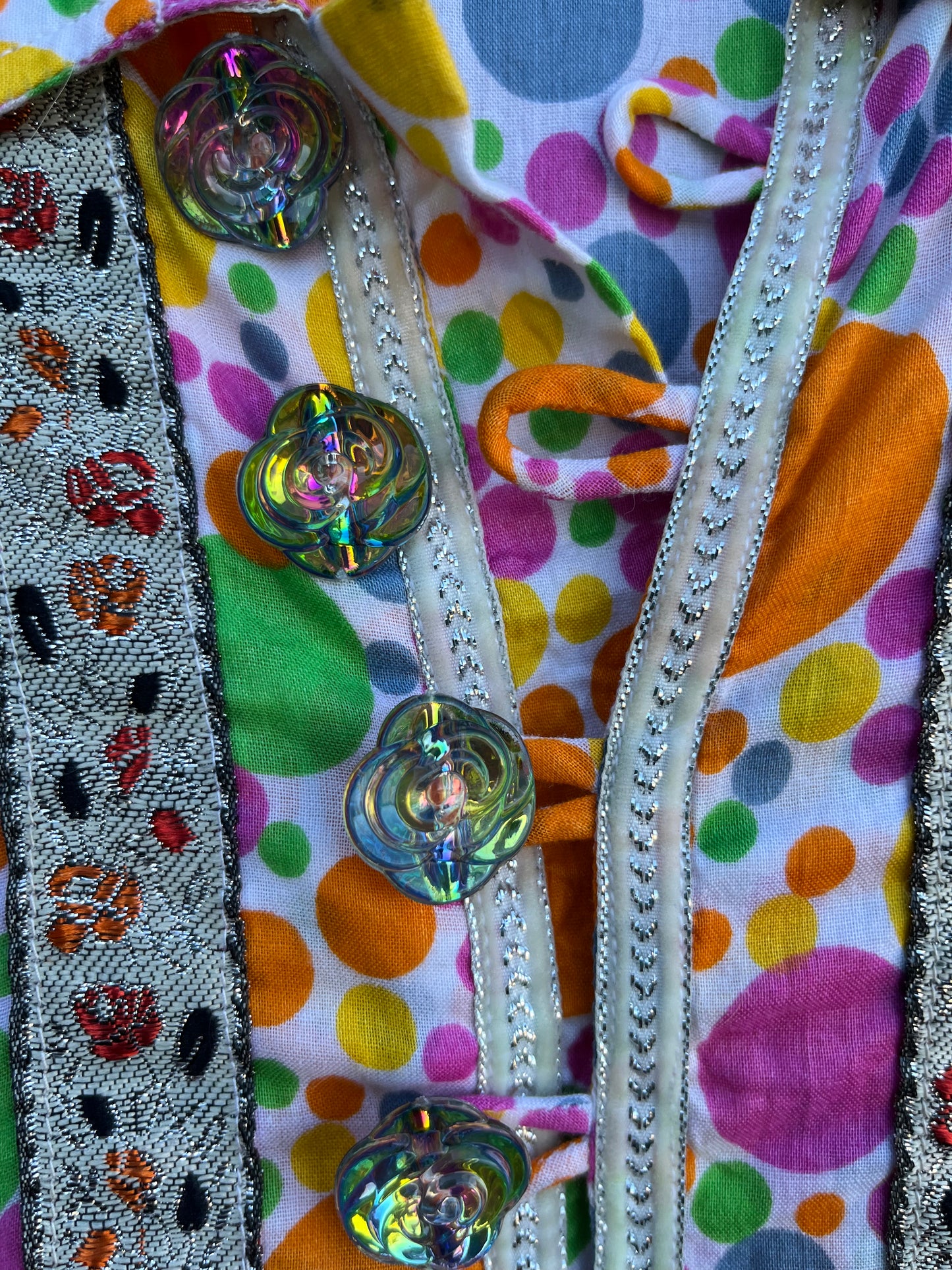 Colourful ethnic dress 11-12y (146-152cm)
