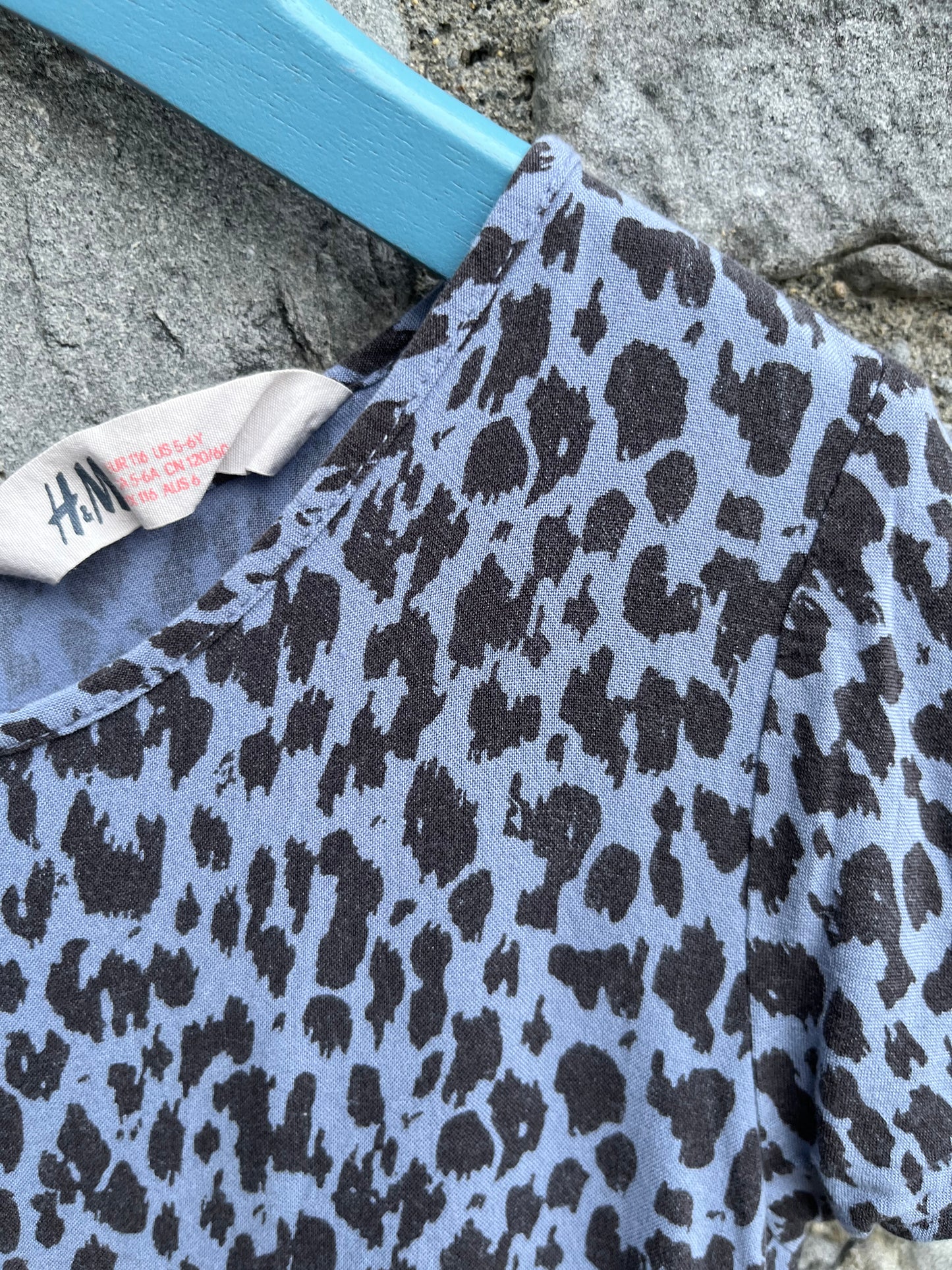 Leopard dress 5y (110cm)