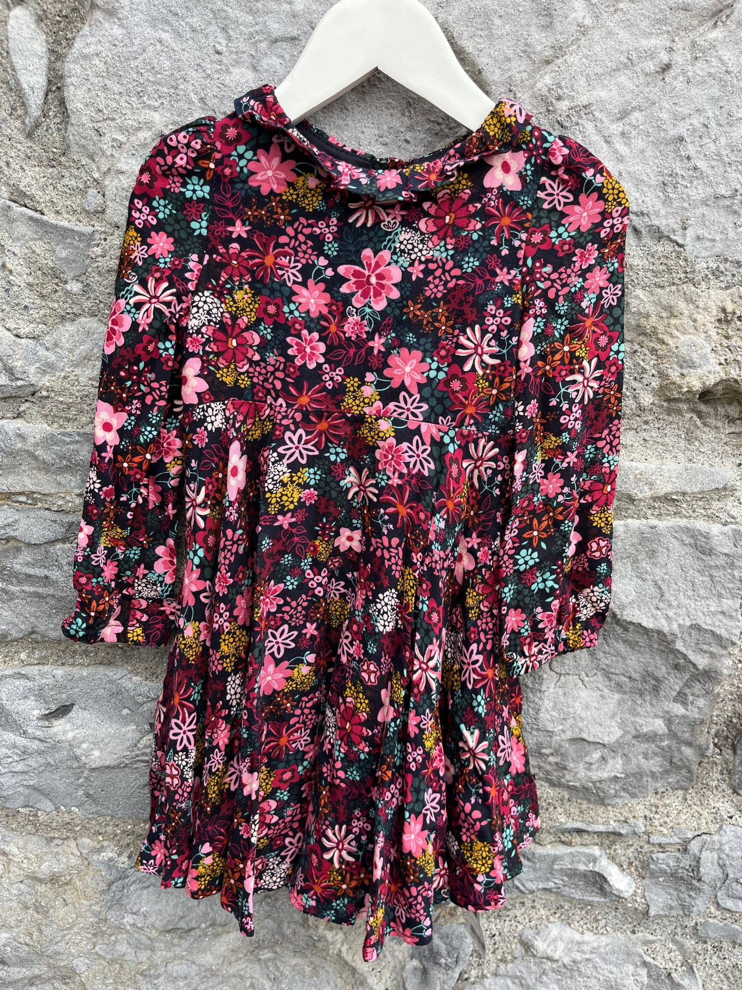 Floral dress 12-18m (80-86cm)