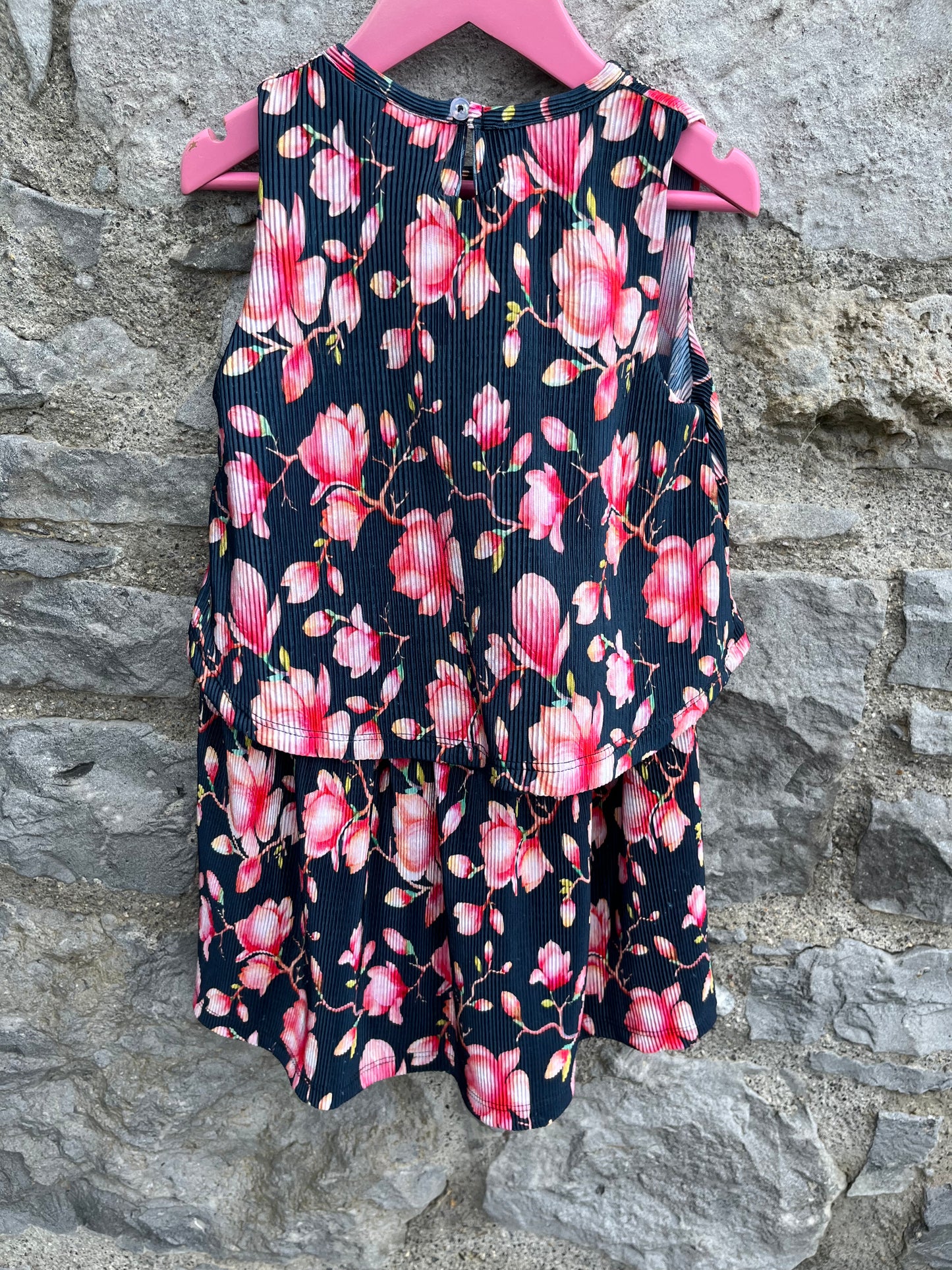 Floral pleated dress 3-4y (98-104cm)