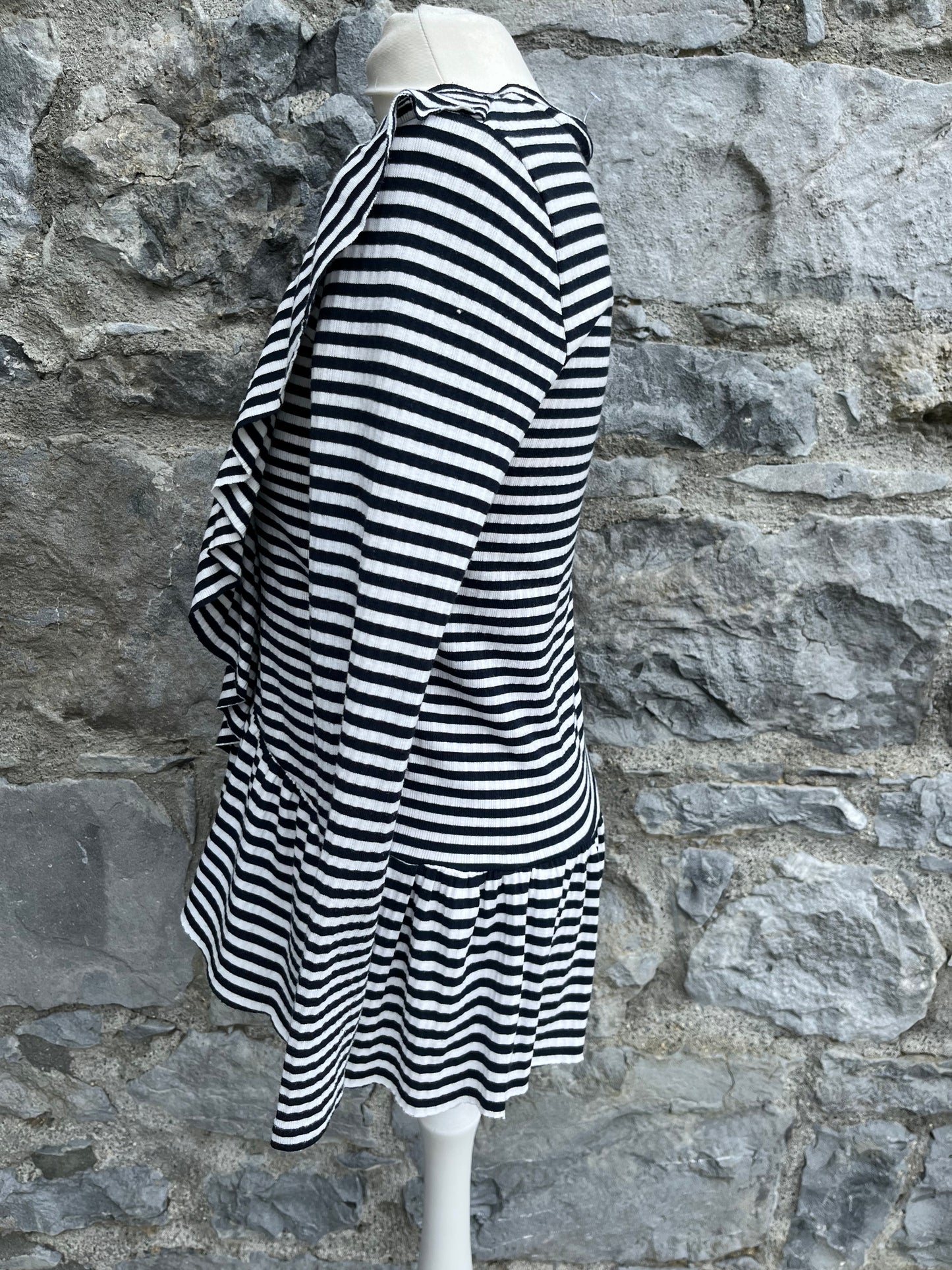 Stripy top with ruffles uk 10