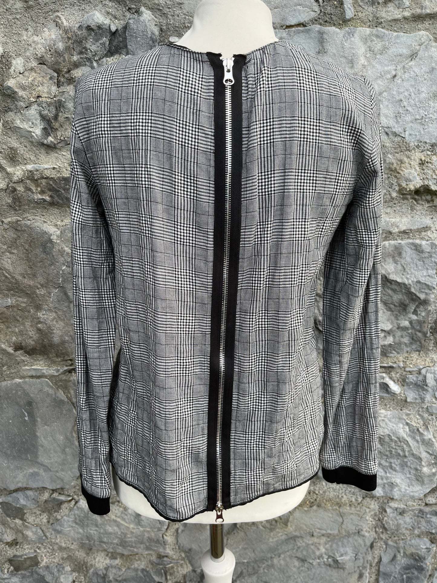 Houndstooth top uk 8