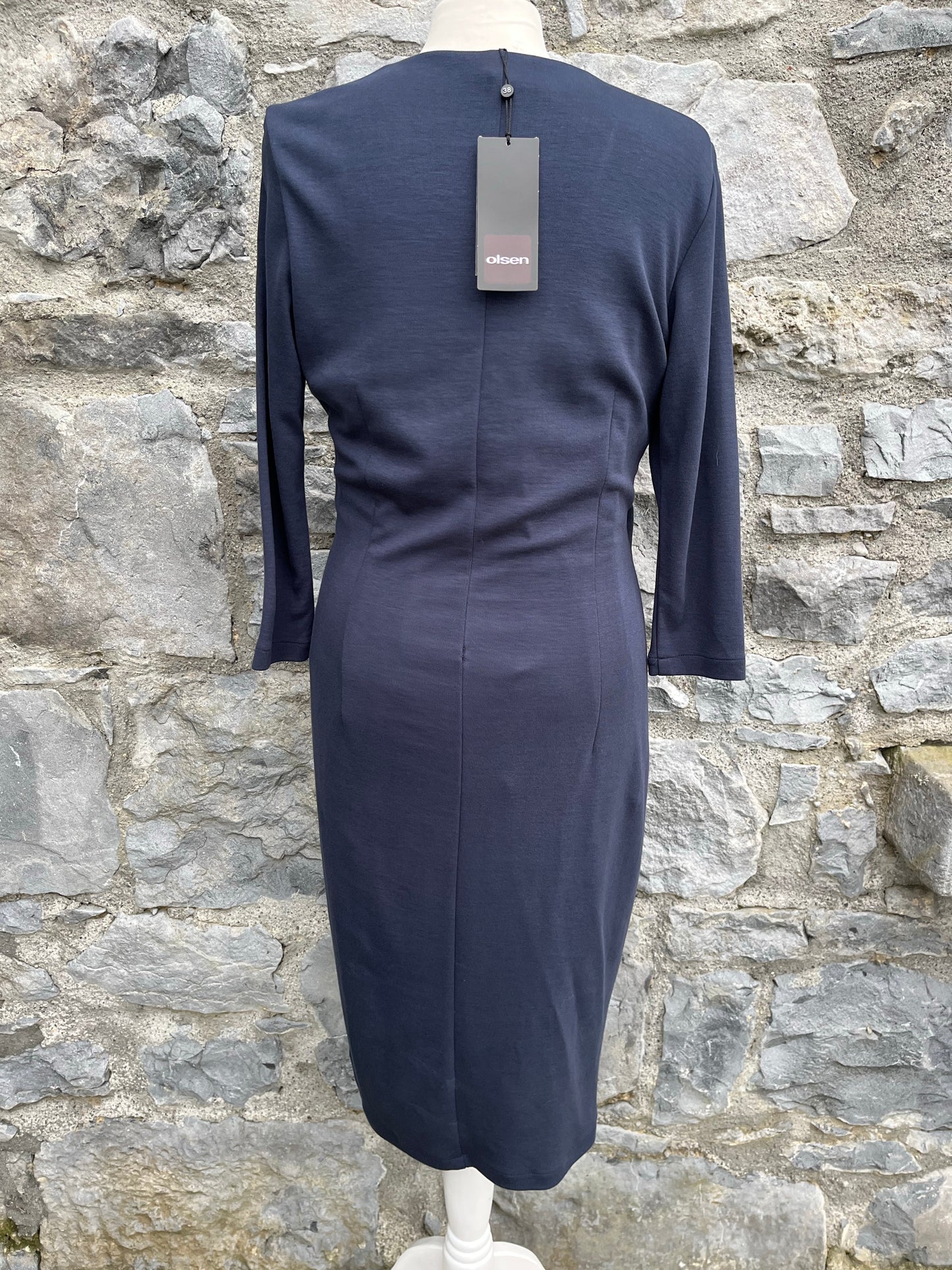 Navy dress with a zip uk 10