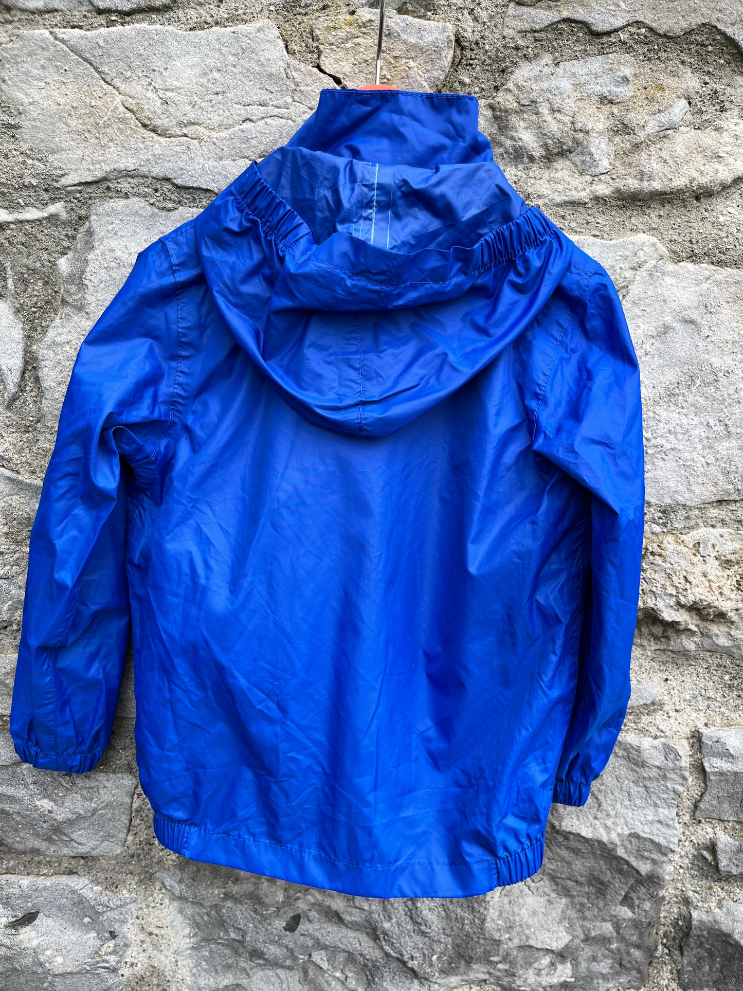 Blue packaway jacket 2-3y (92-98cm)