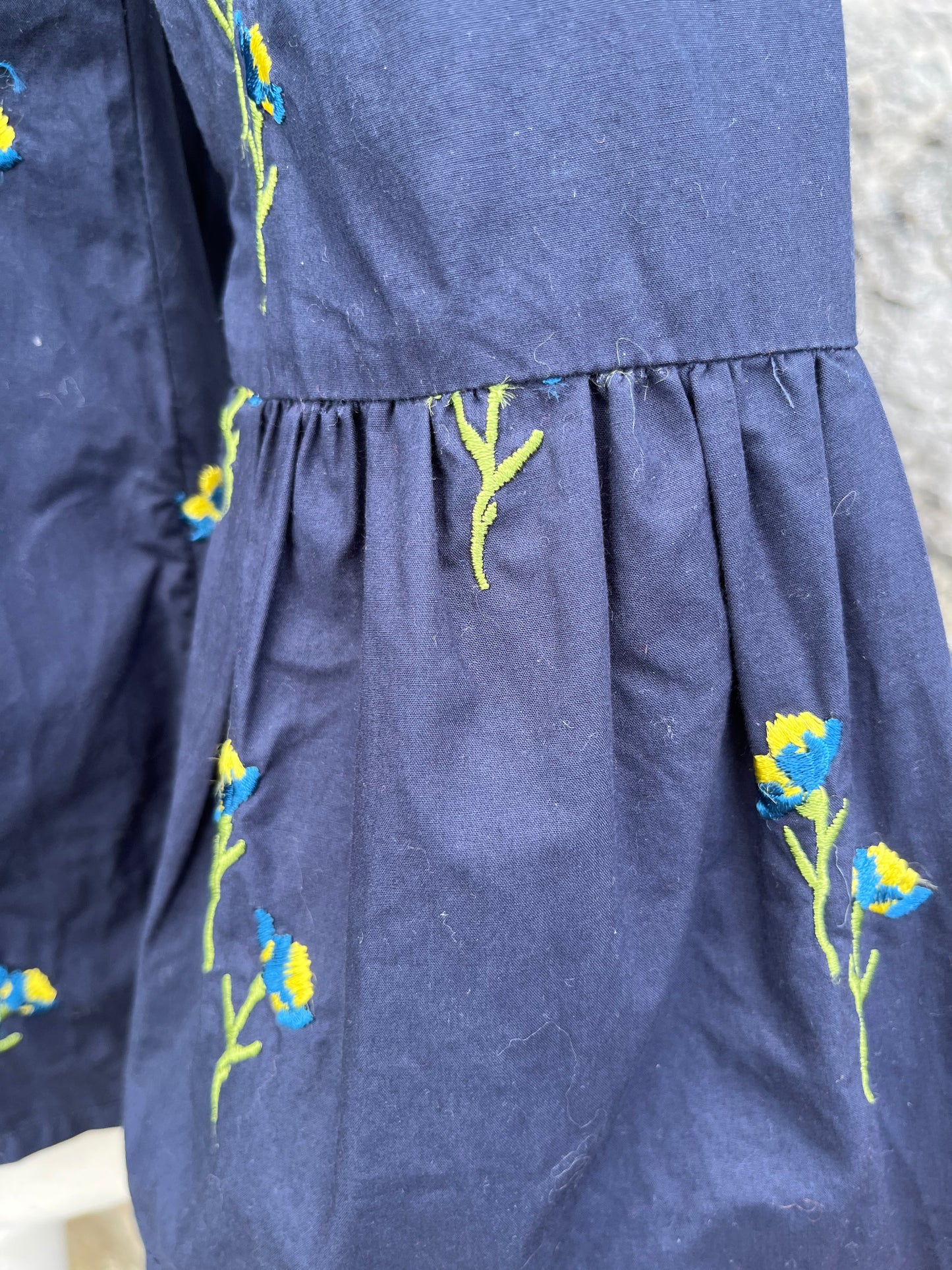 Embroidered floral blouse uk 8