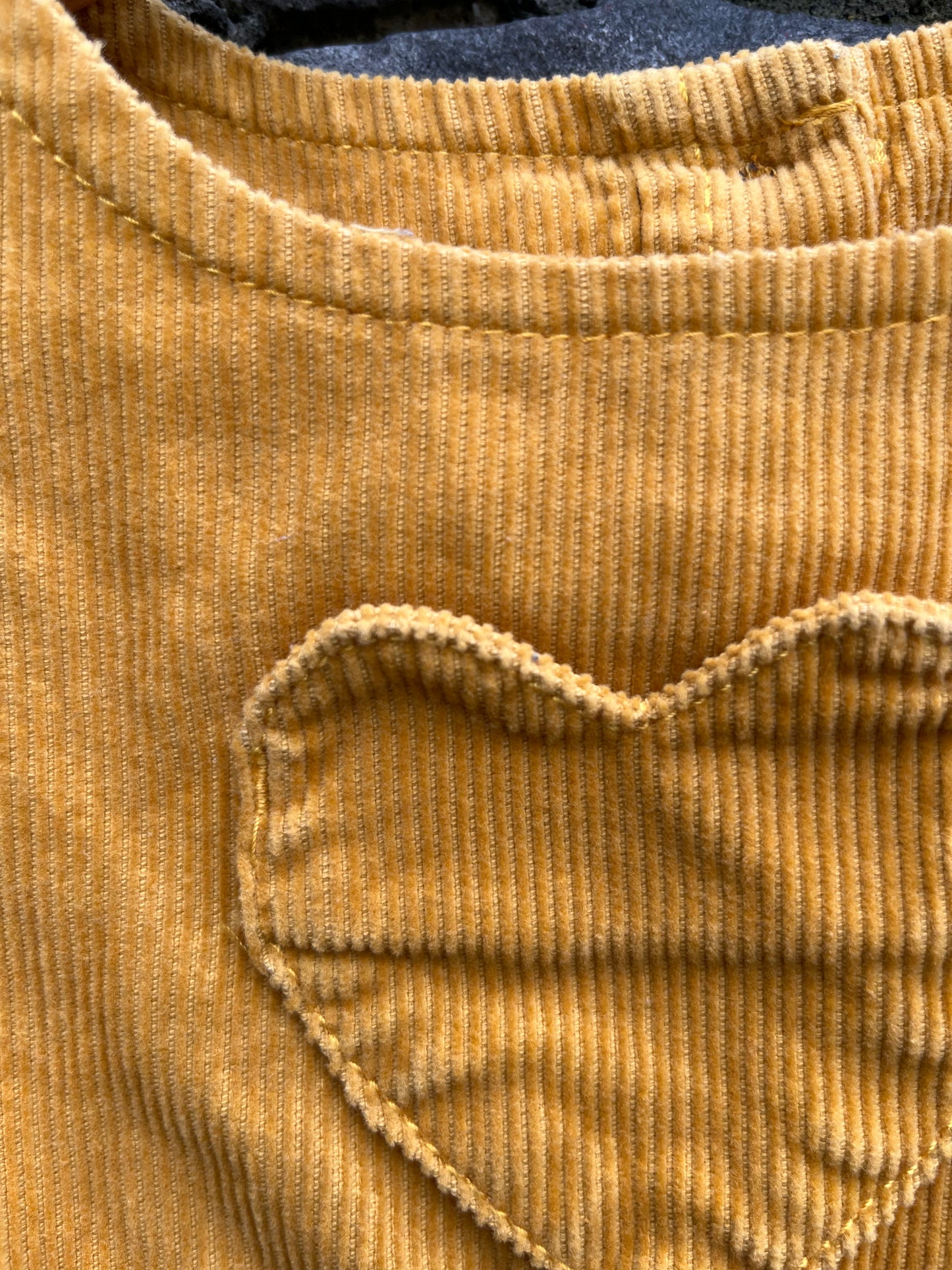 Yellow cord pinafore 12-18m (80-86cm)