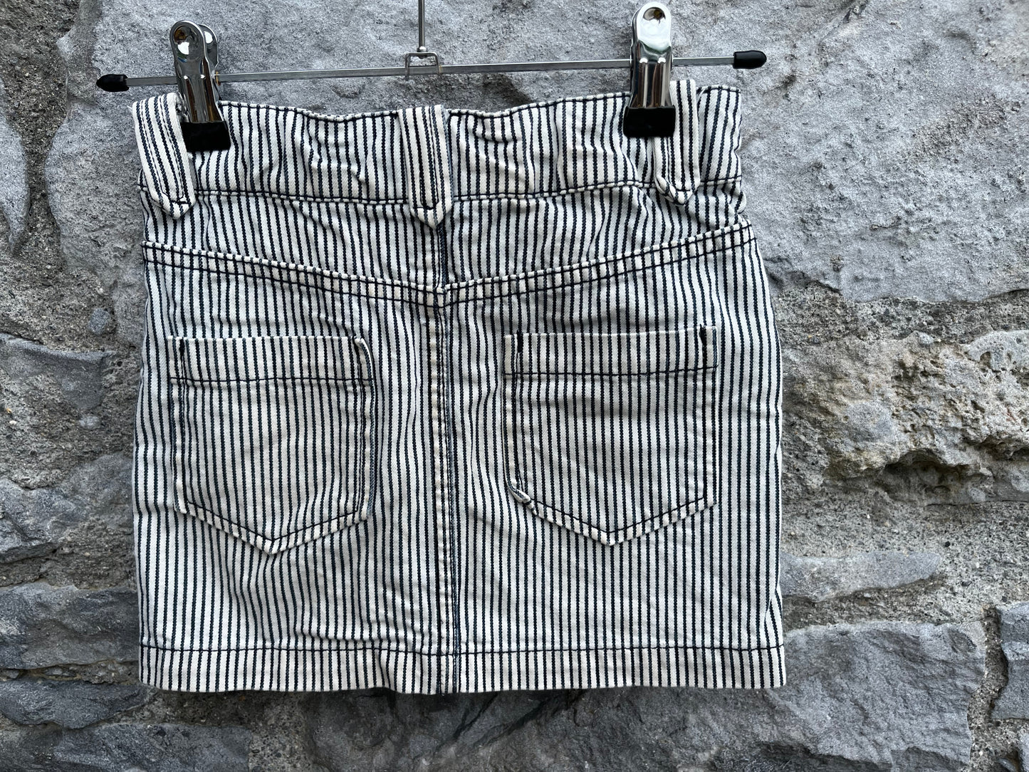 Stripy denim skirt 4y (104cm)