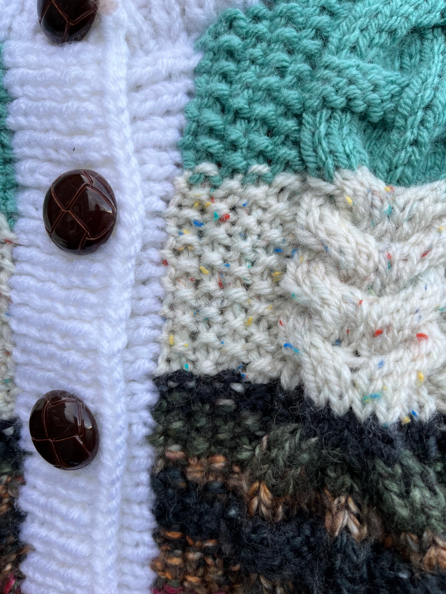 Melange stripes cardigan 2-3y (92-98cm)
