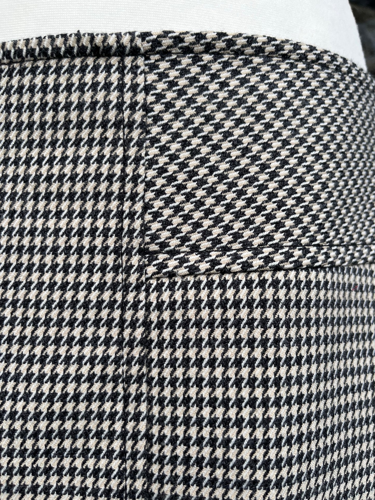 Houndstooth pencil skirt uk 12