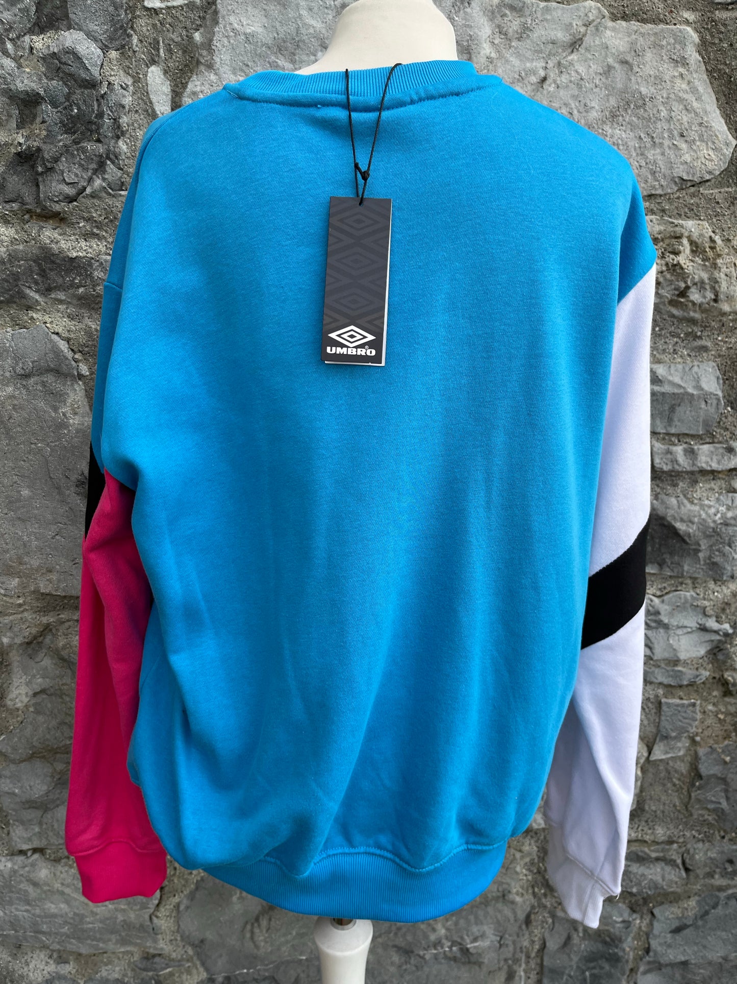 Blue&pink sweatshirt uk 14-16