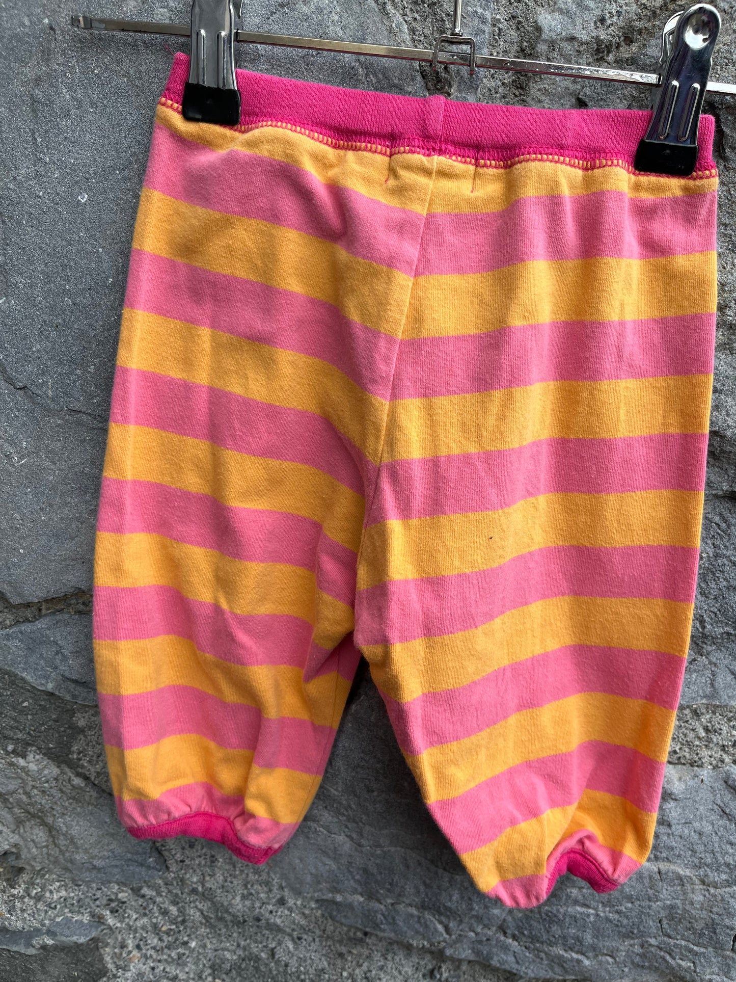 Orange&pink pants 3-6m (62-68cm)