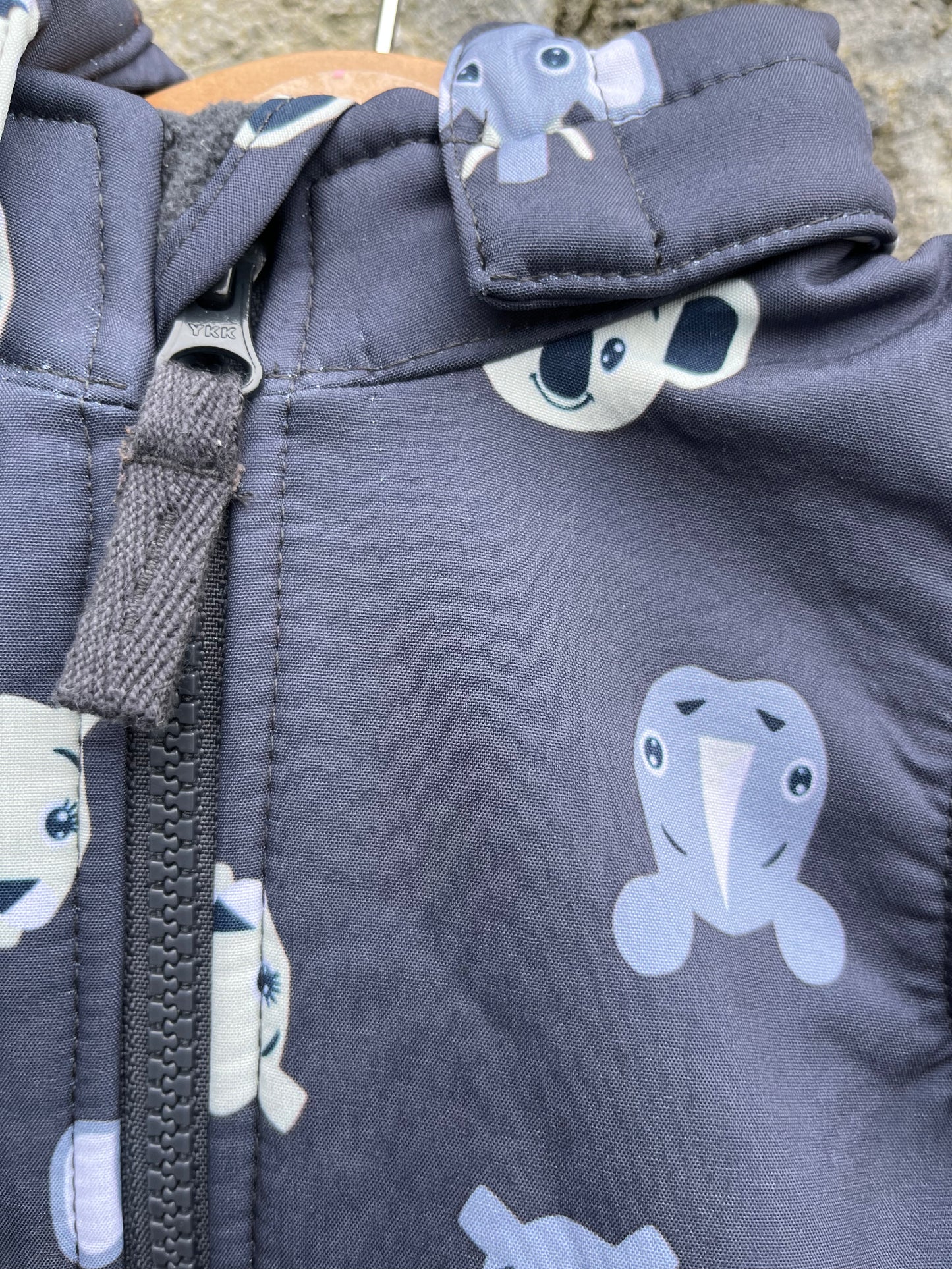 Animals softshell pram suit 1-2m (50-56cm)