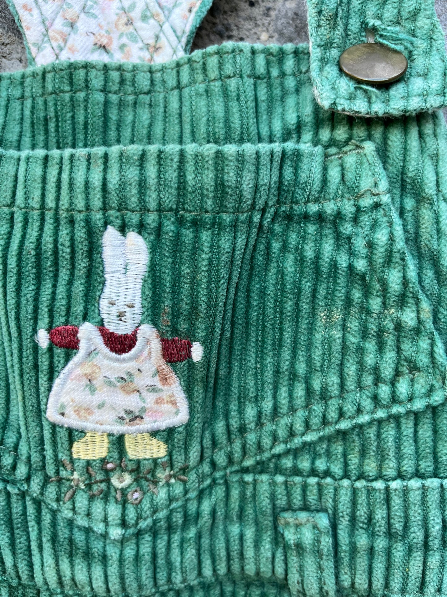 Kimbaloo 90s cord dungarees 2y (92cm)