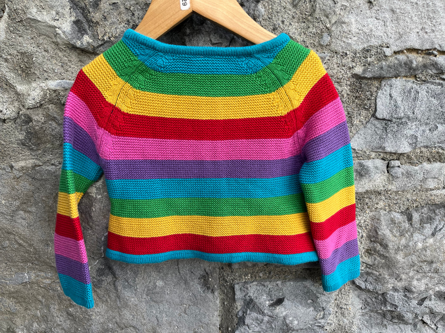Rainbow cardigan 12-18m (80-86cm)