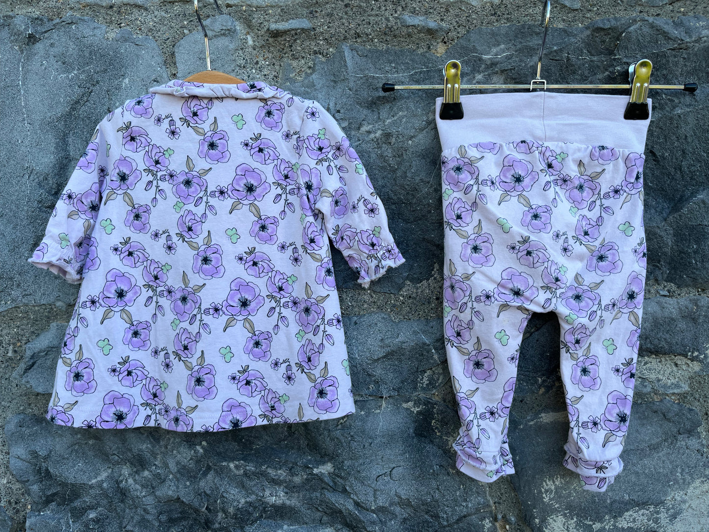 Purple flowers set 1-2m (56cm)