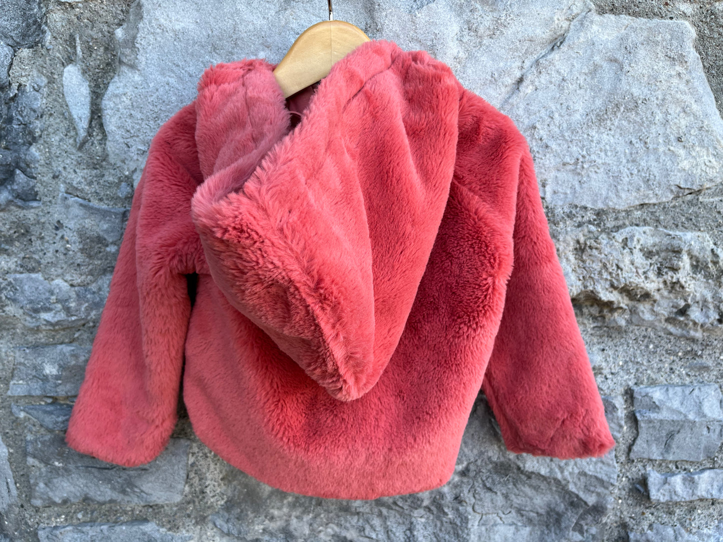 PoP Coral fluffy jacket 12-18m (80-86cm)