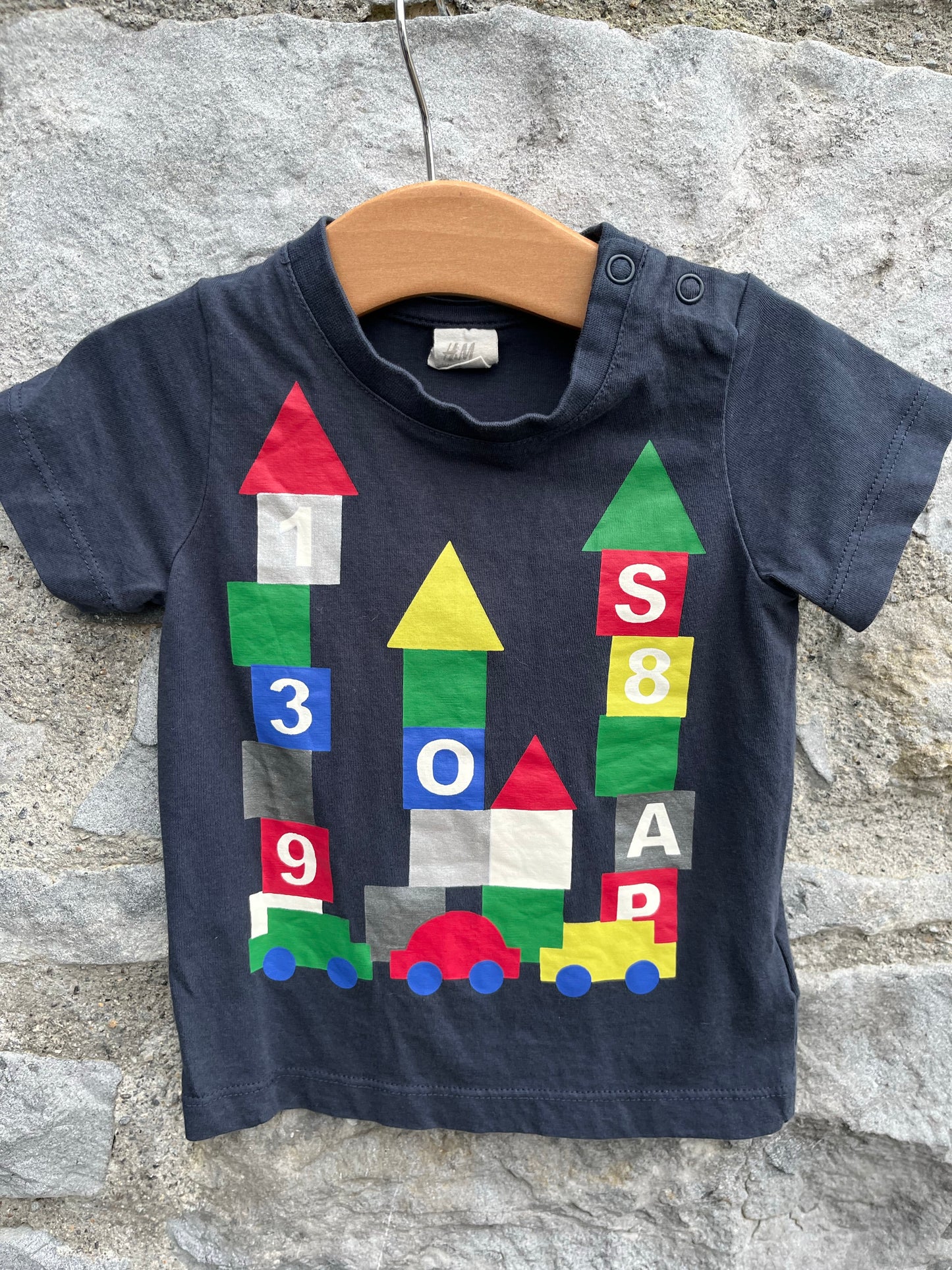 Blocks T-shirt 6-9m (68-74cm)