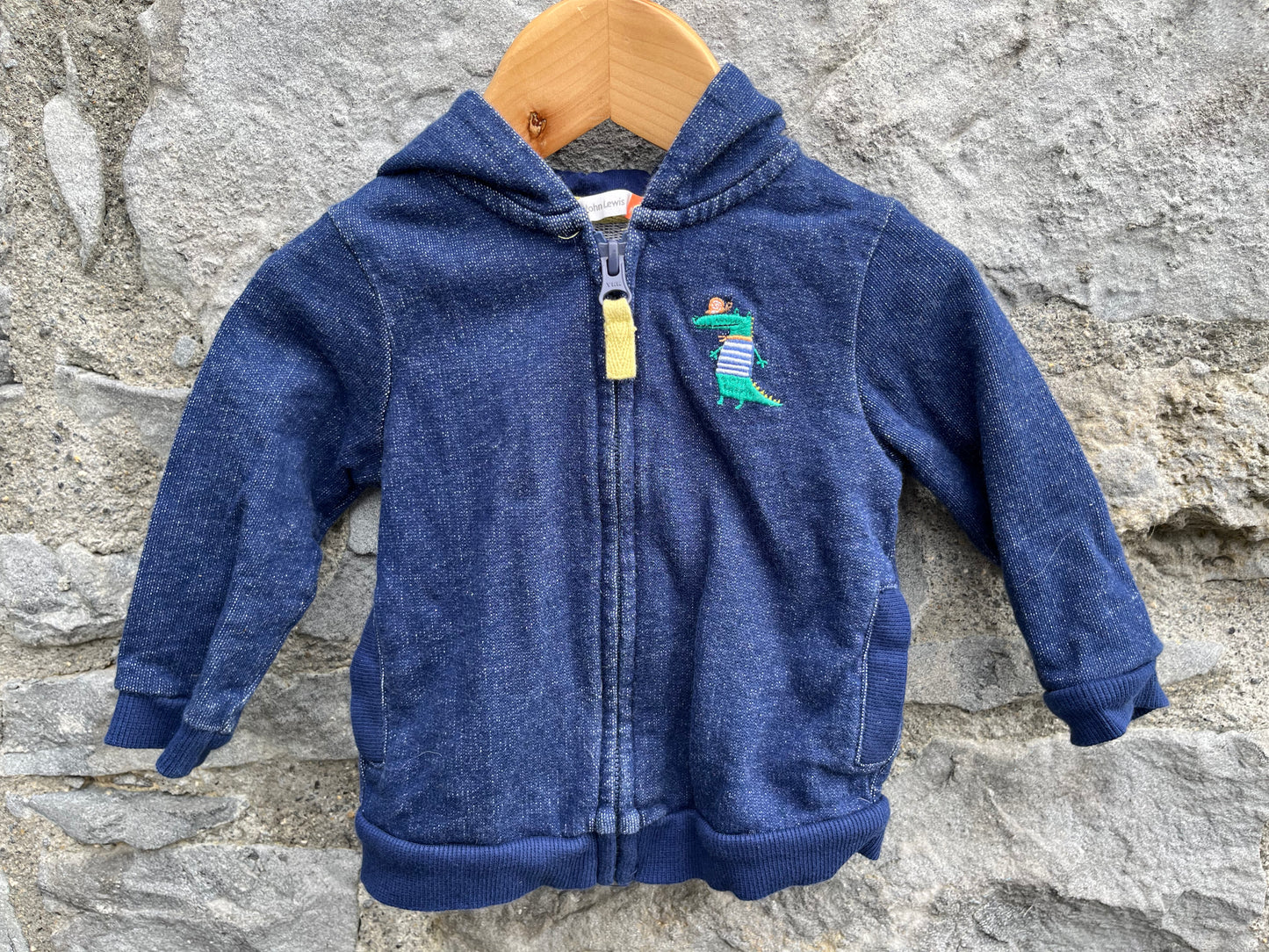 Navy hoodie 3-6m (62-68cm)