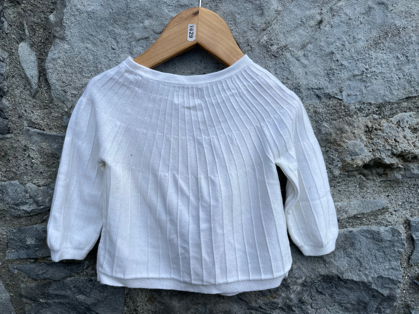 White cardigan 4-6m (62-68cm)