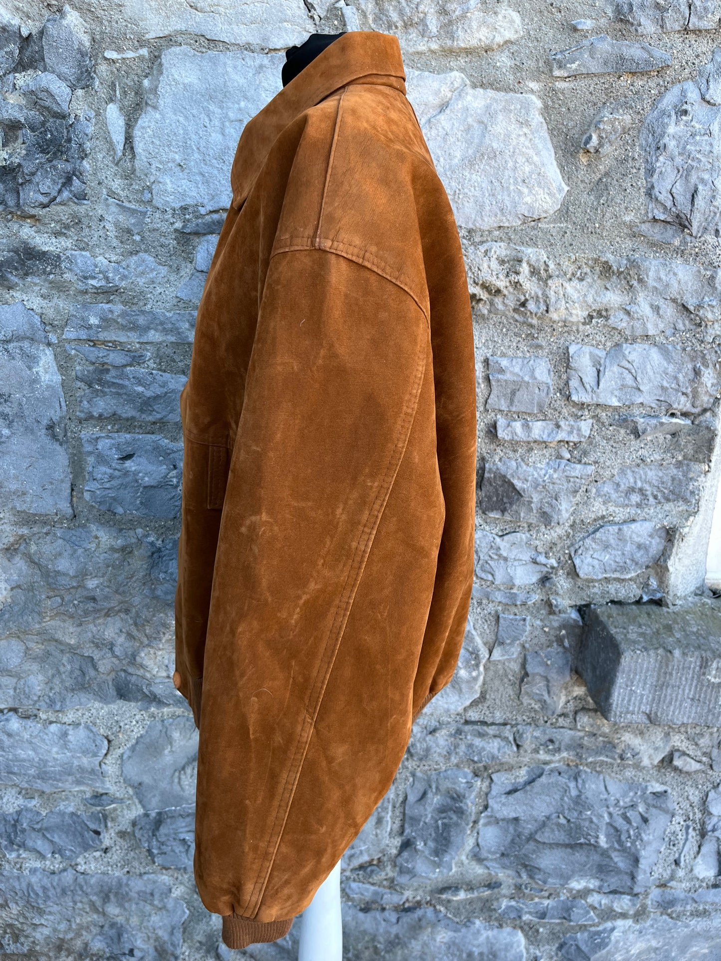 Brown suede jacket M/L