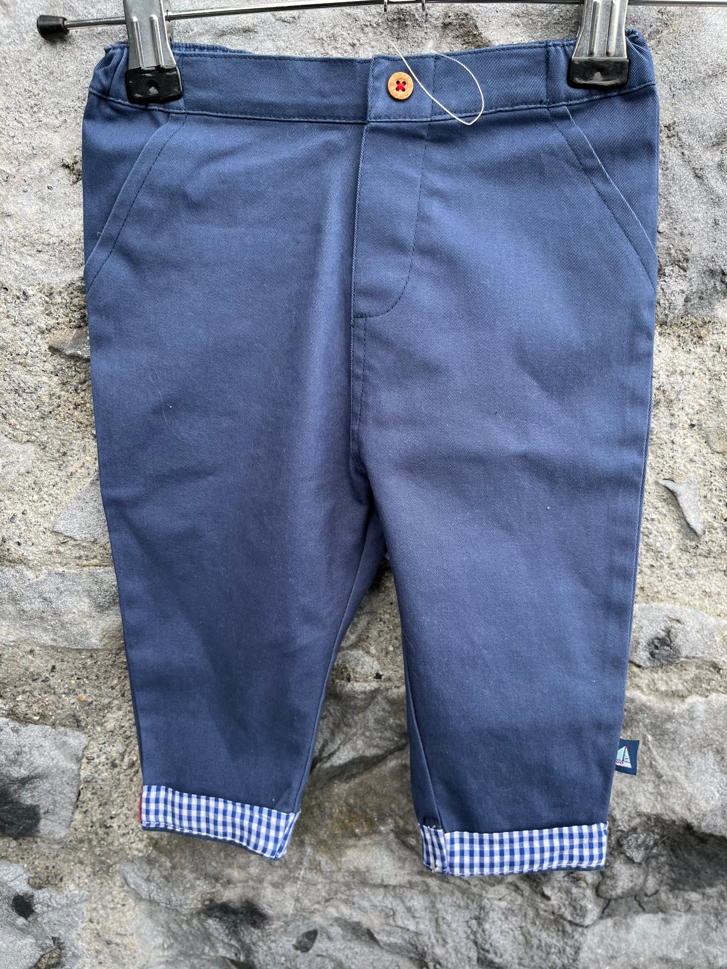 Blue pants 3-6m (62-68cm)