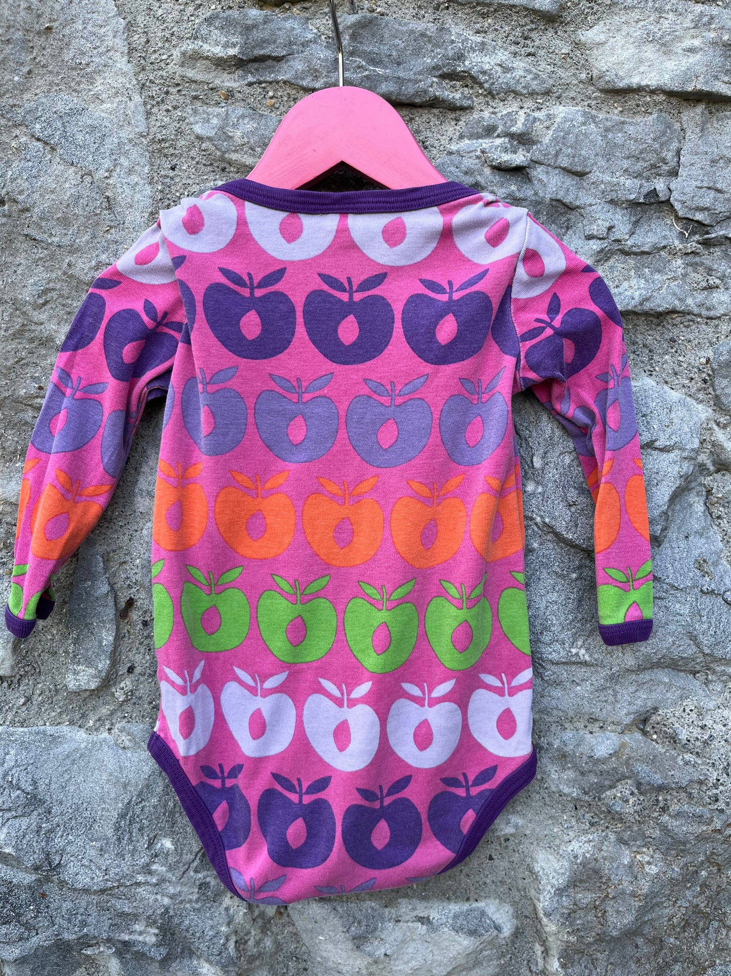 Pink apples vest 12m (80cm)