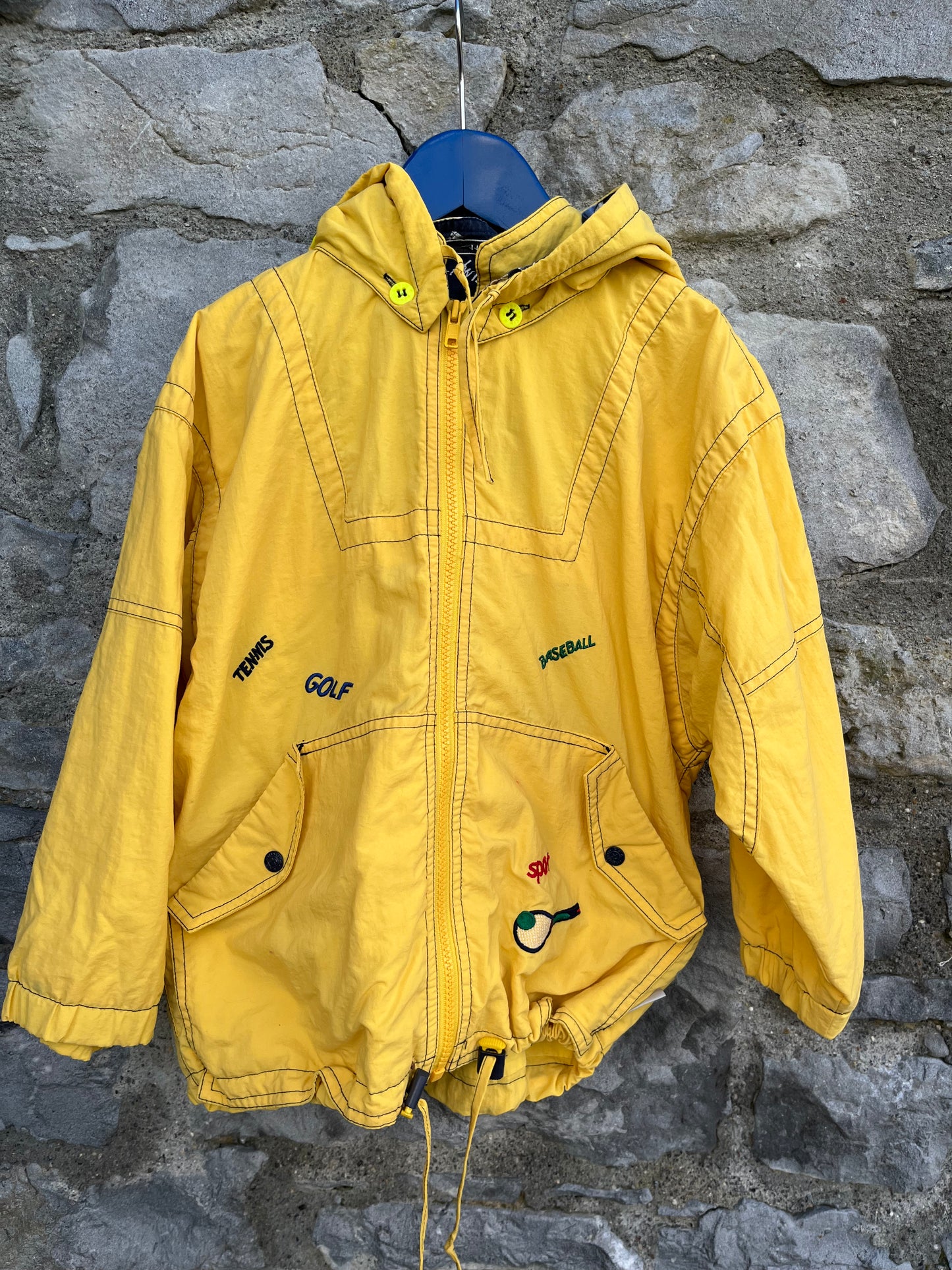 80s yellow jacket 5-6y (110-116cm)