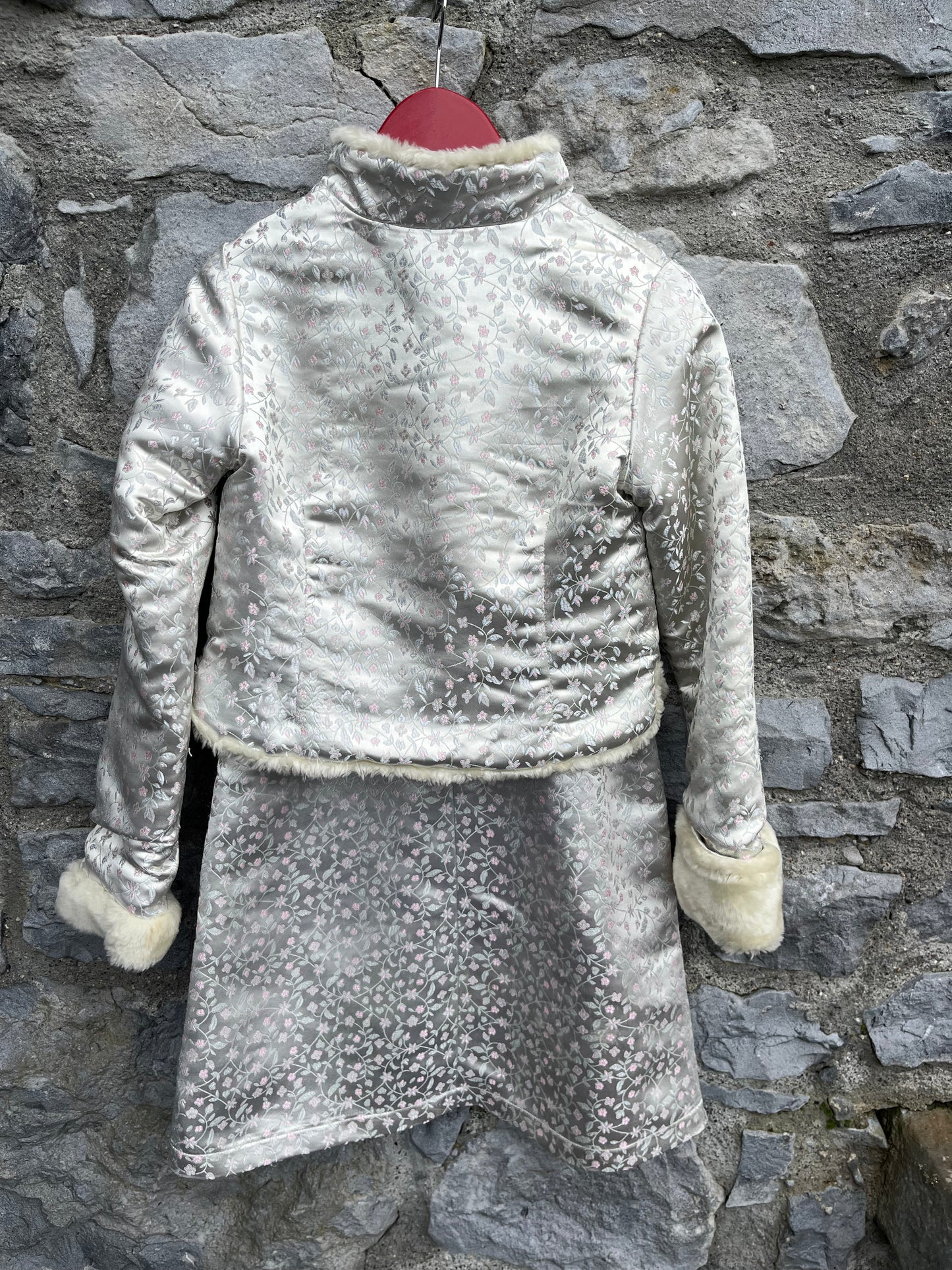 90s orient dress&coat set 6-7y (116-122cm)