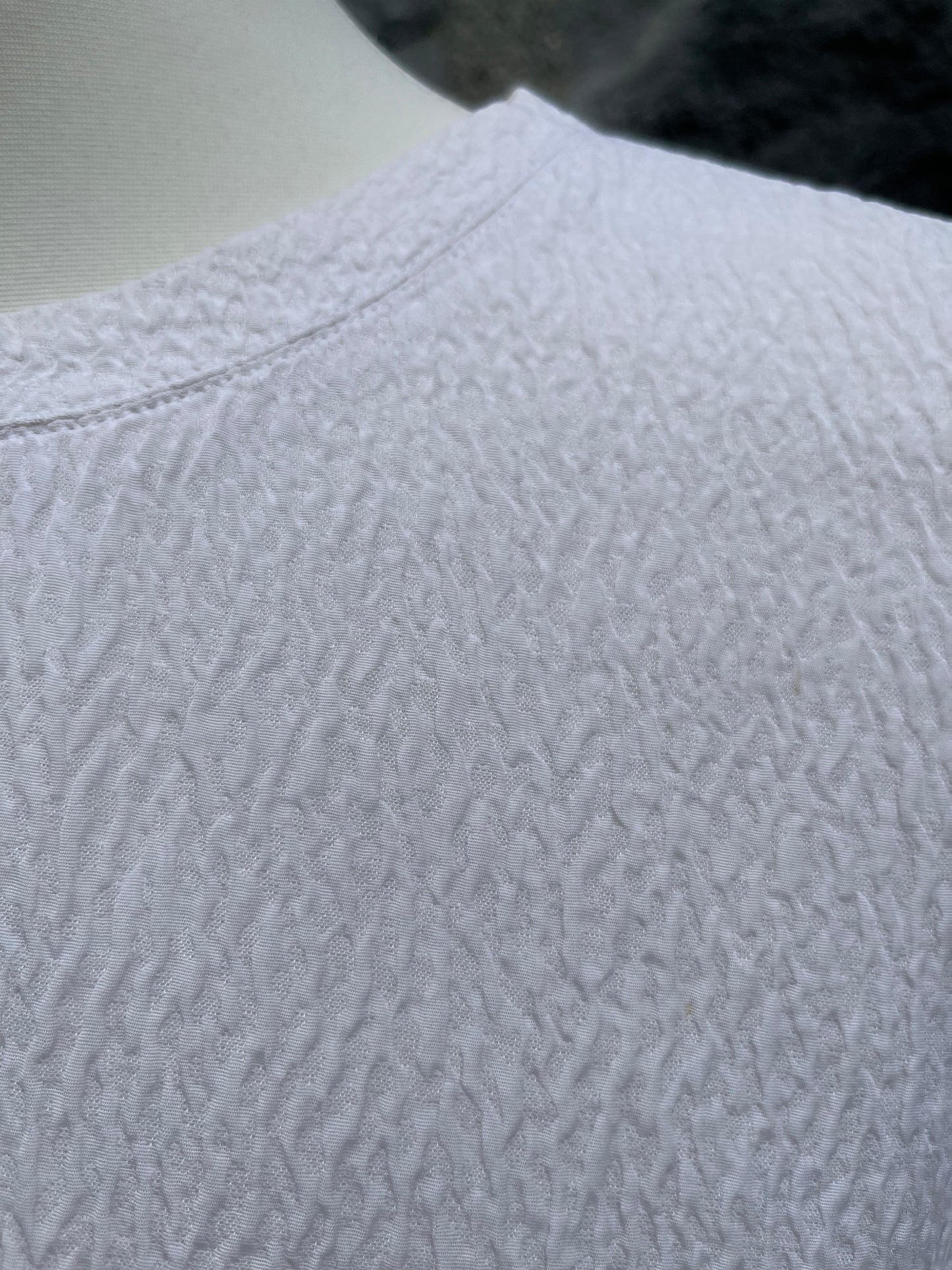 Tissue Textured Silk Tee uk14