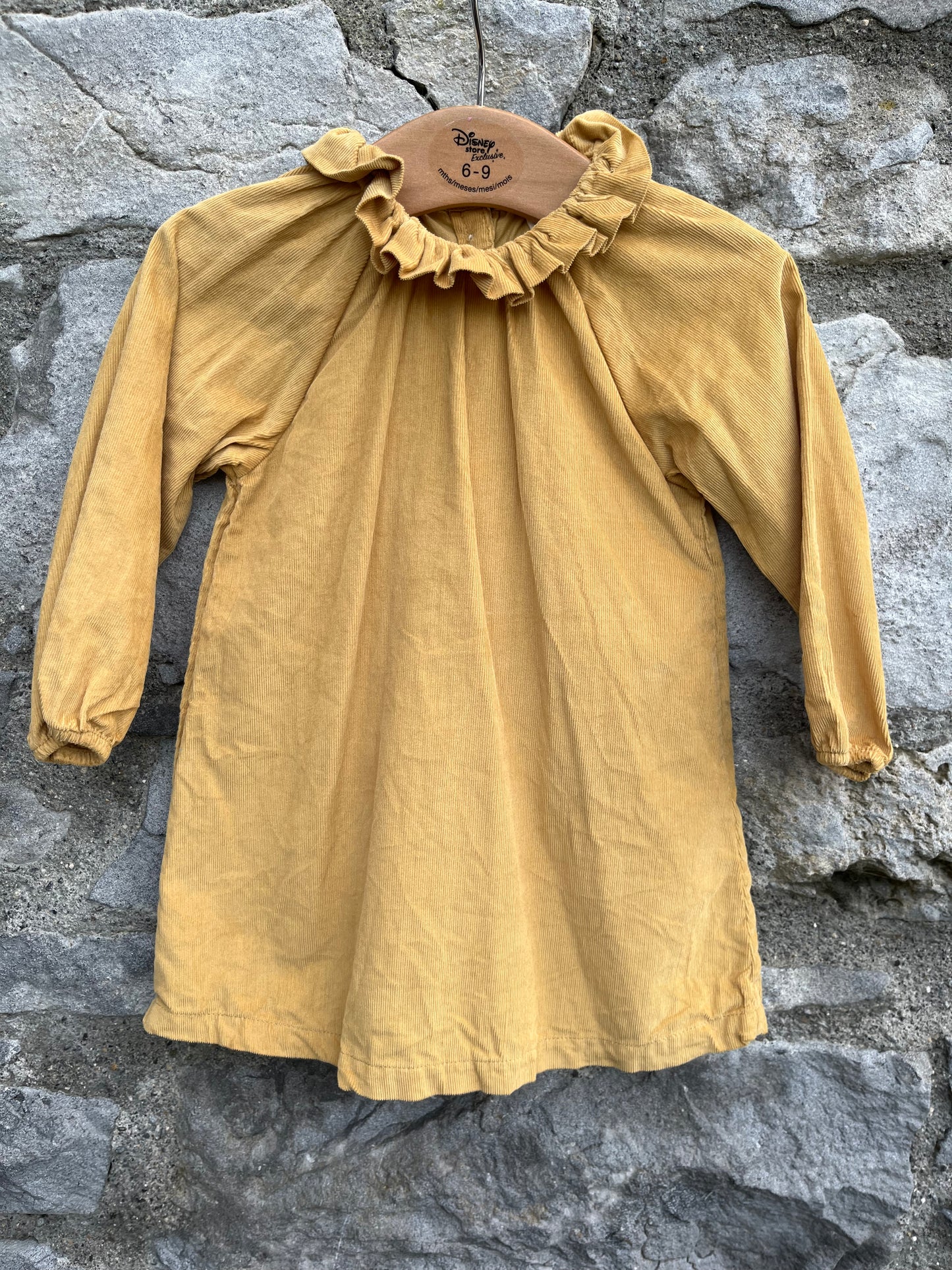 Mustard cord dress 6-9m (68-74cm)