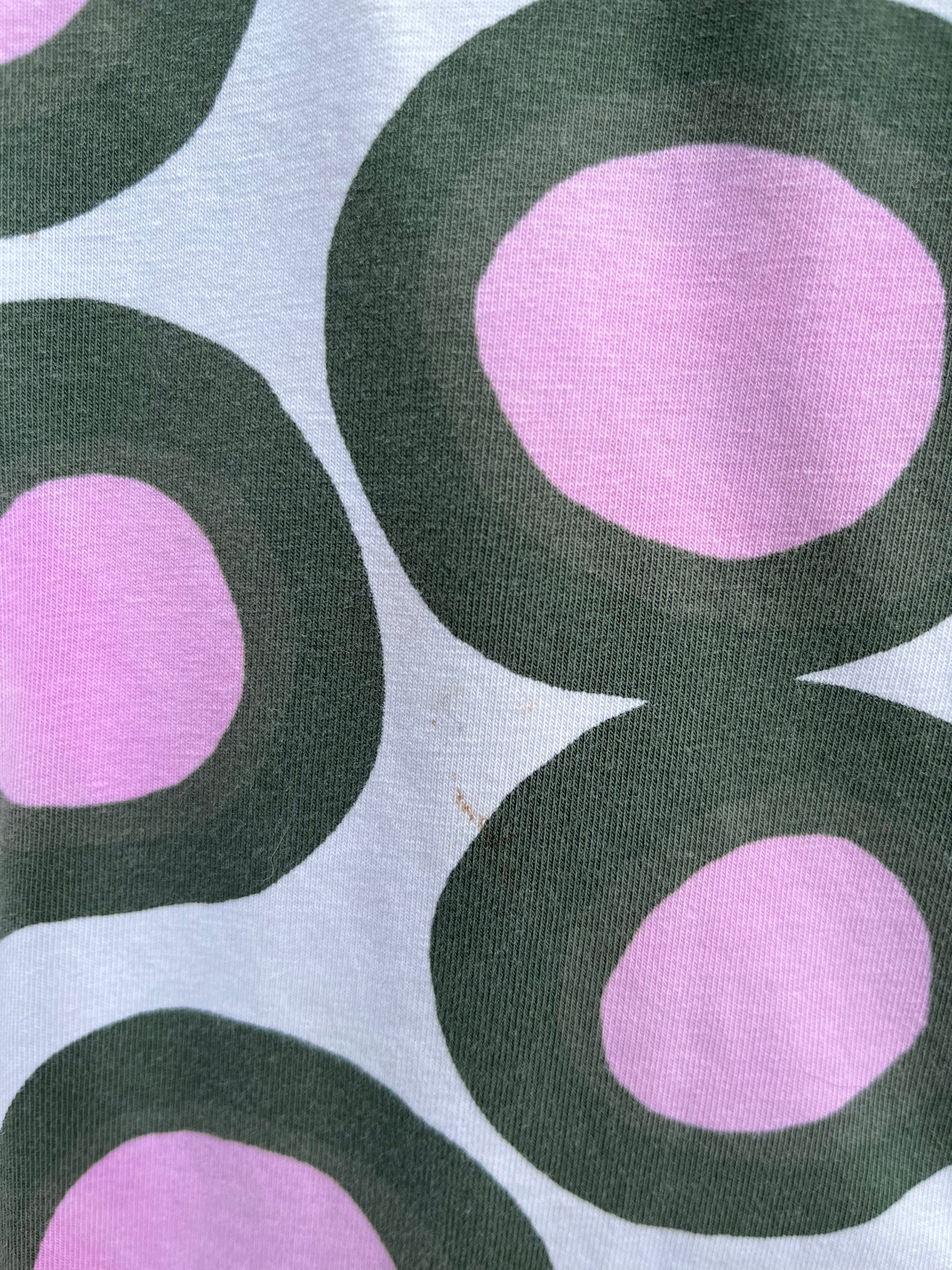 Big pink dots top 6-9m (68-74cm)