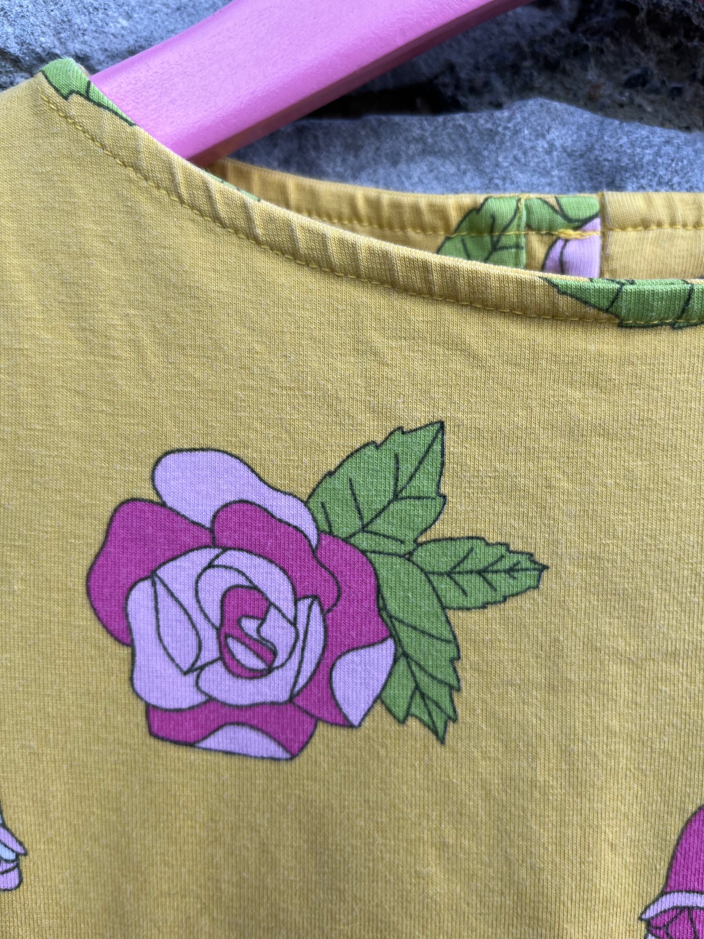 PoP yellow roses dress 18-24m (86-92cm)