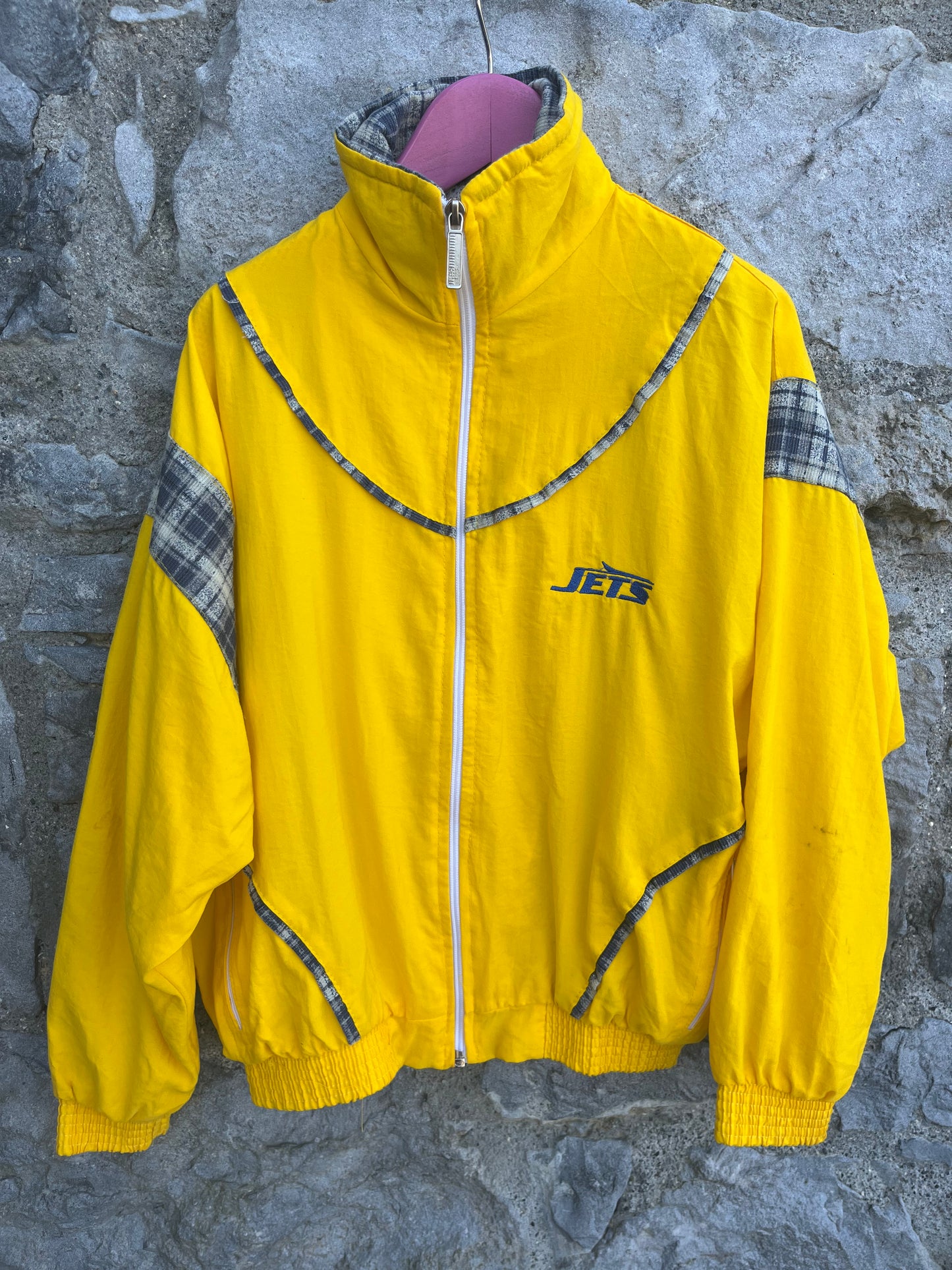 80s yellow shell jacket 8-9y (128-134cm)