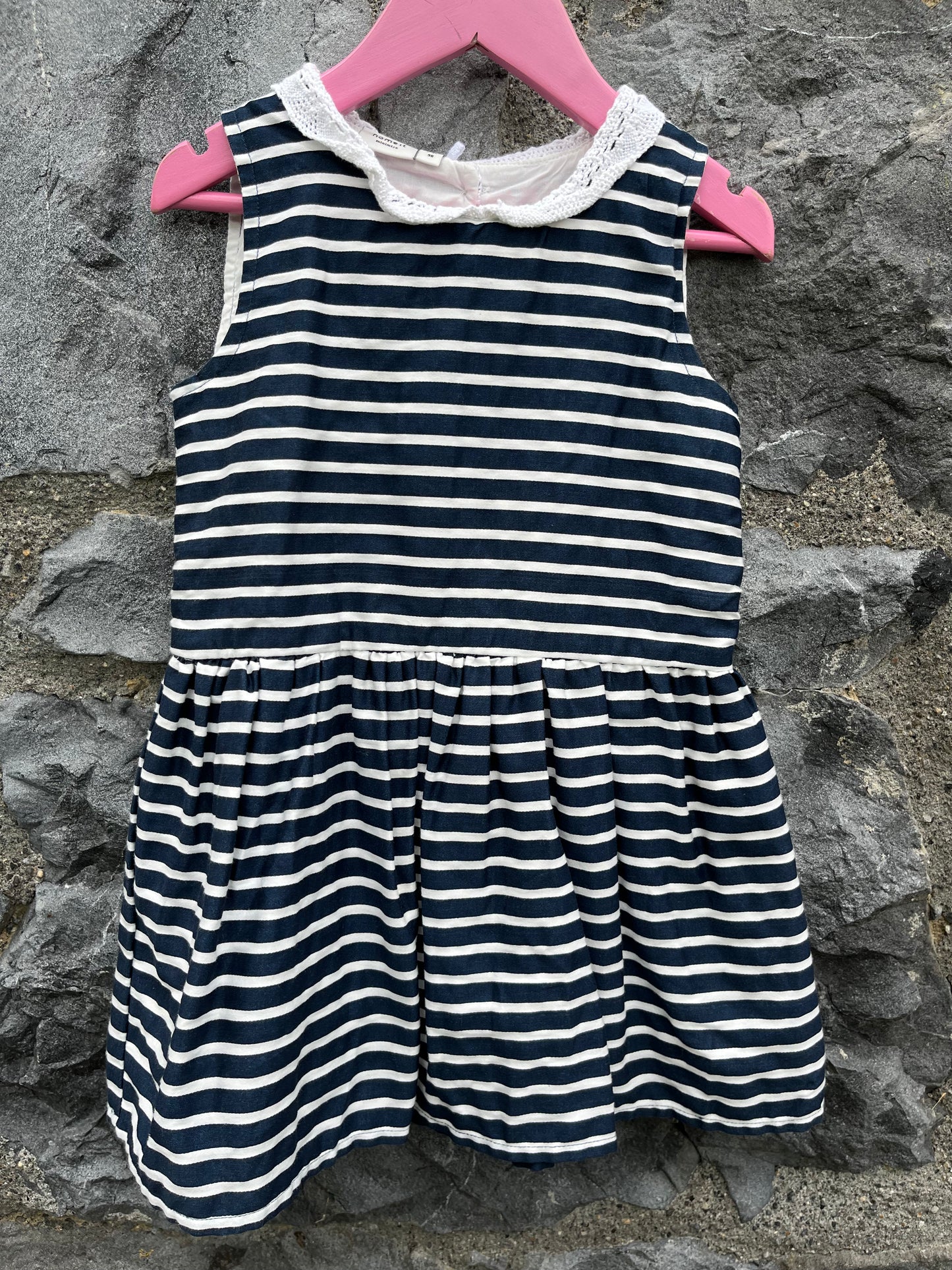 Stripy dress 2-3y (92-98cm)
