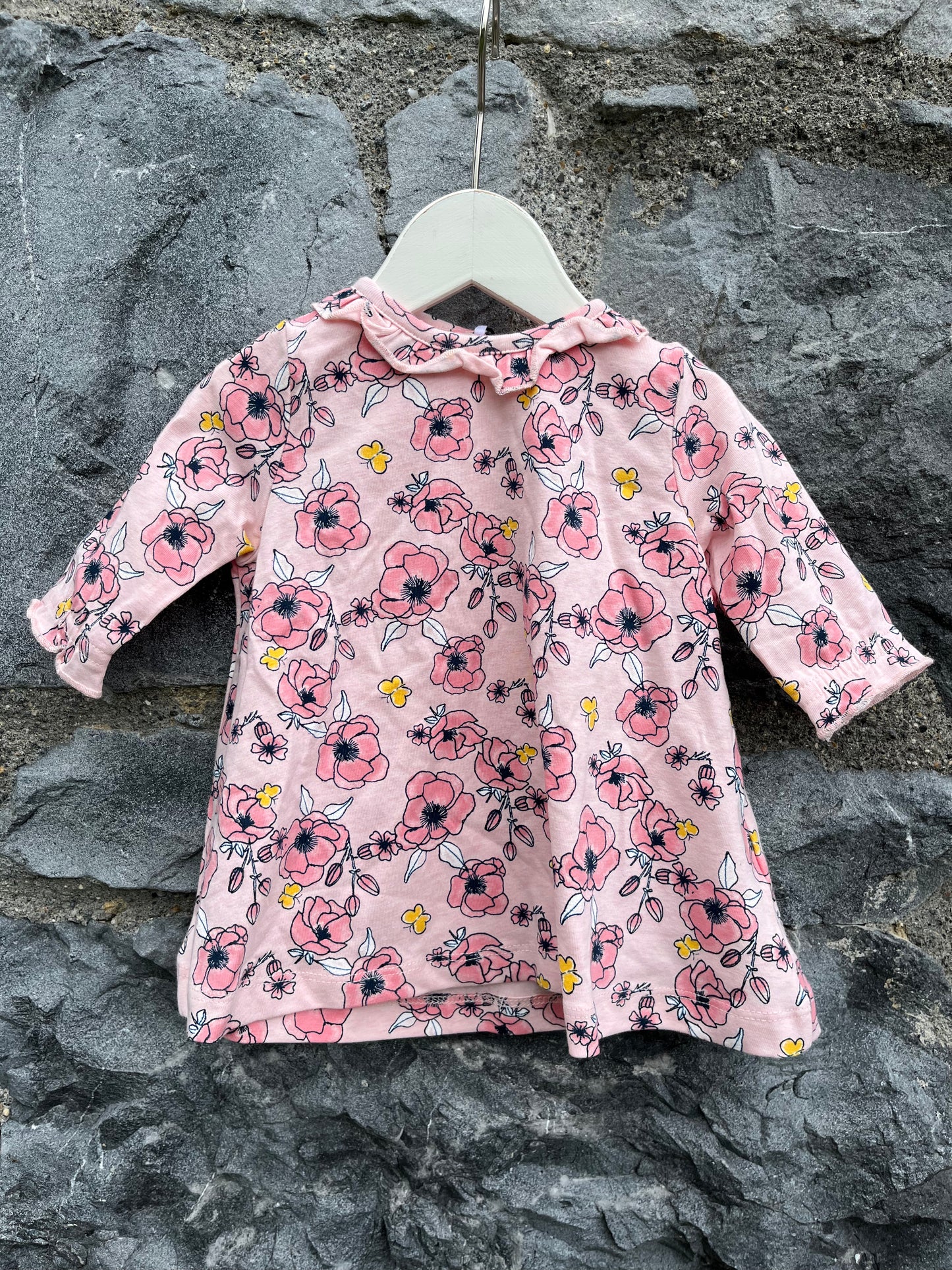 Floral dress 0-1m (56cm)