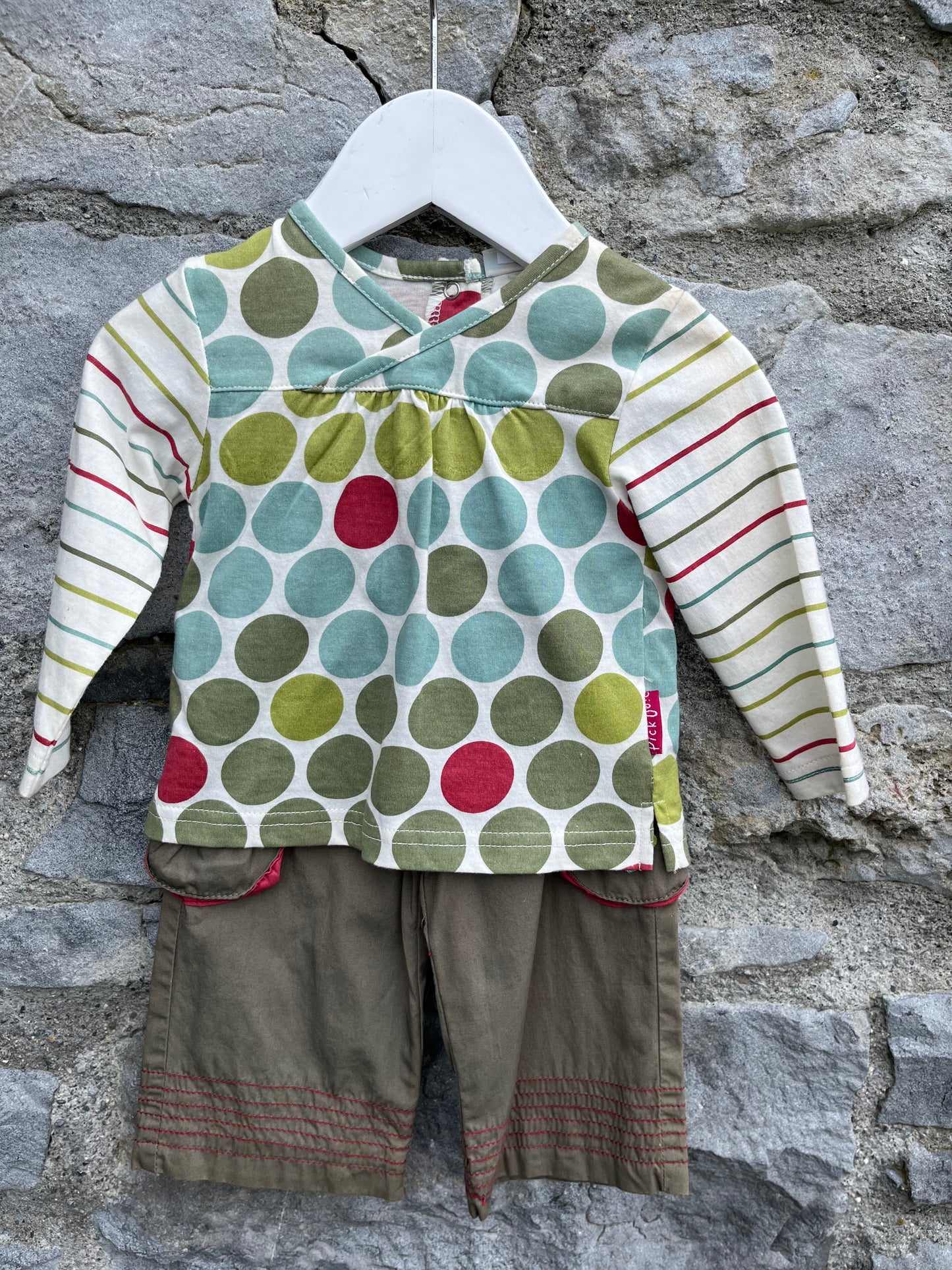 Khaki dots set 6m (68cm)