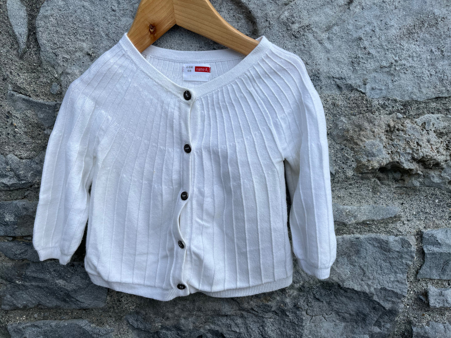 White cardigan 4-6m (62-68cm)