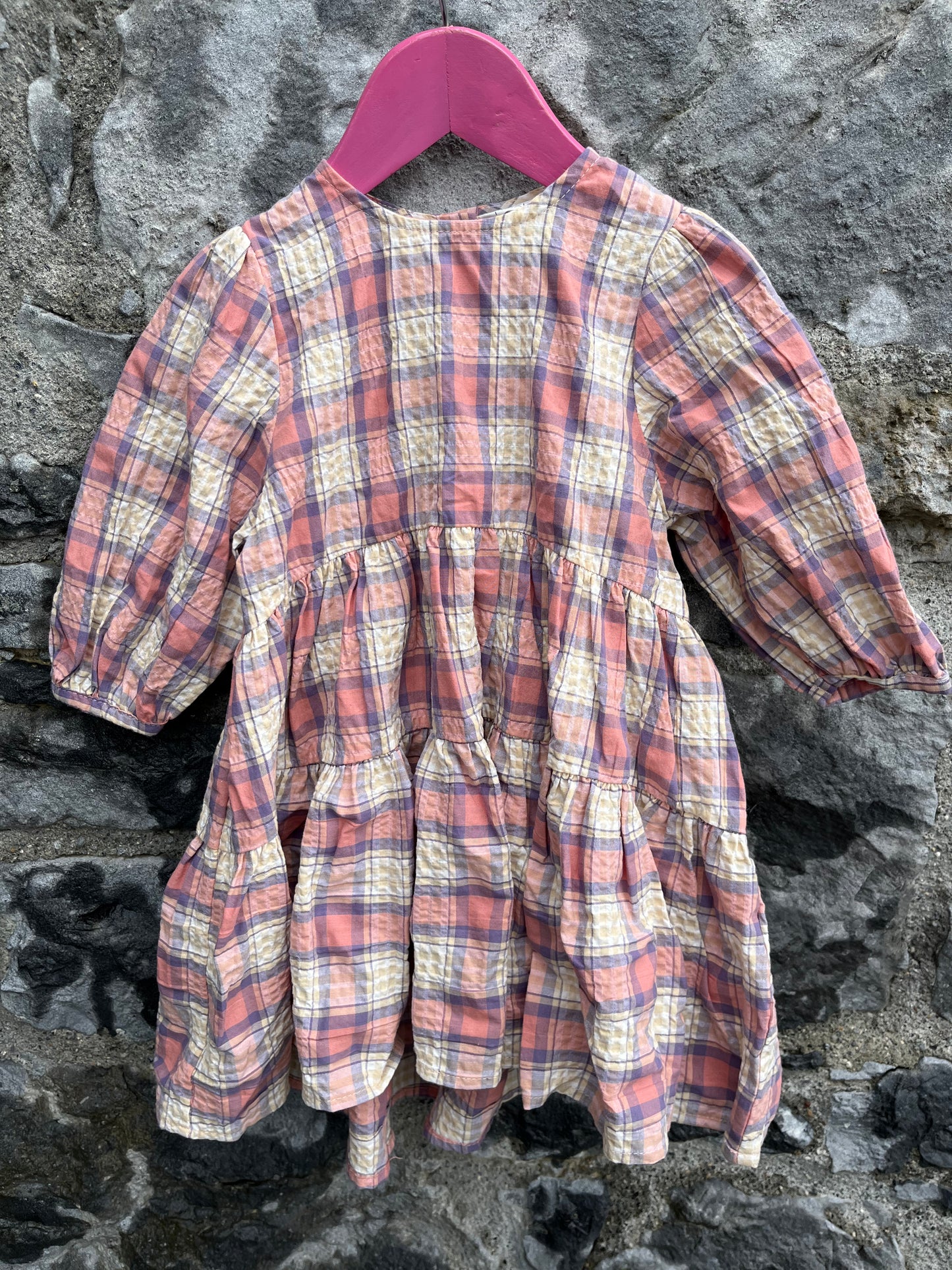 Check dress 18-24m (86-92cm)